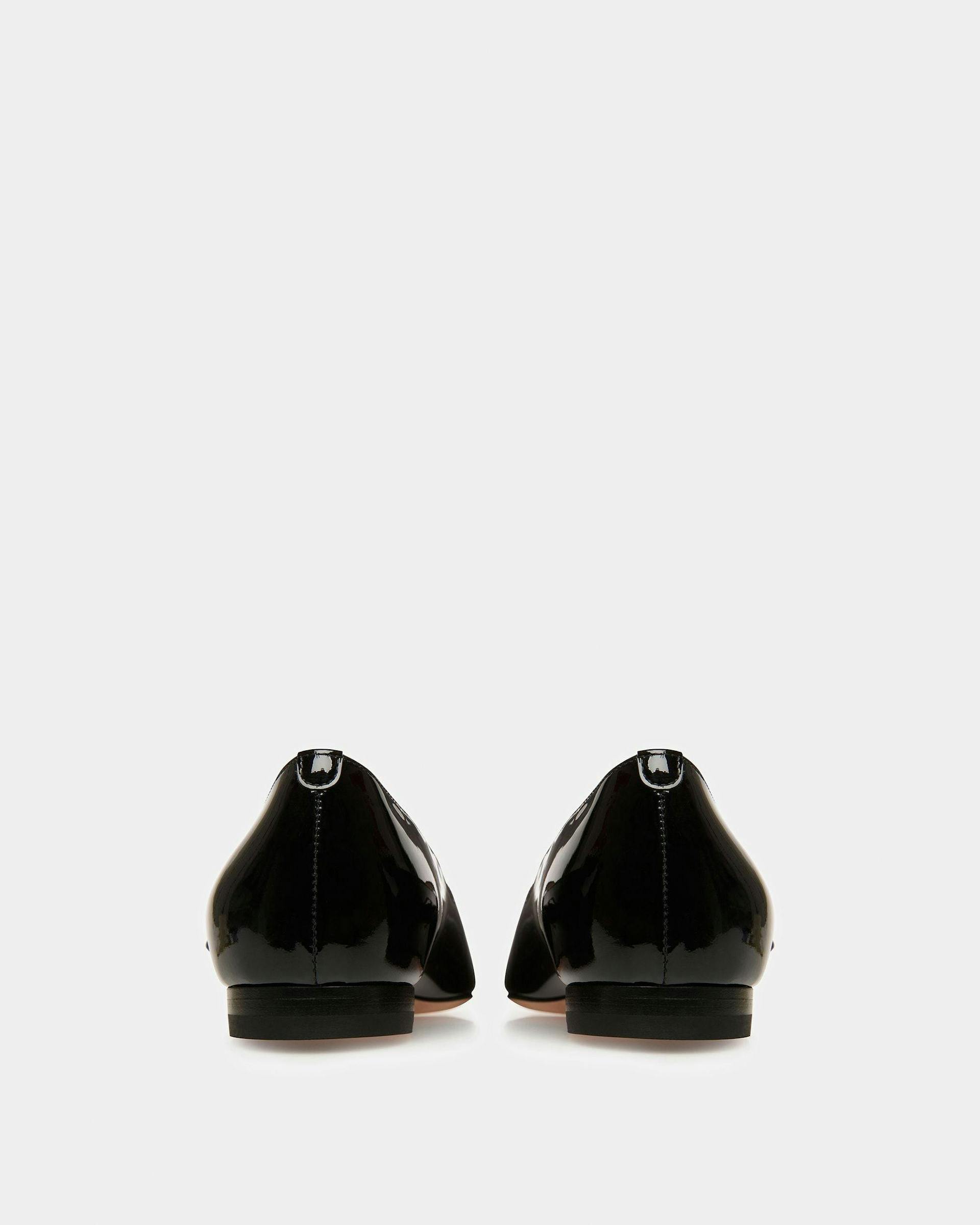 Ellah Flat Leather Loafers In Black - Women's - Bally - 03