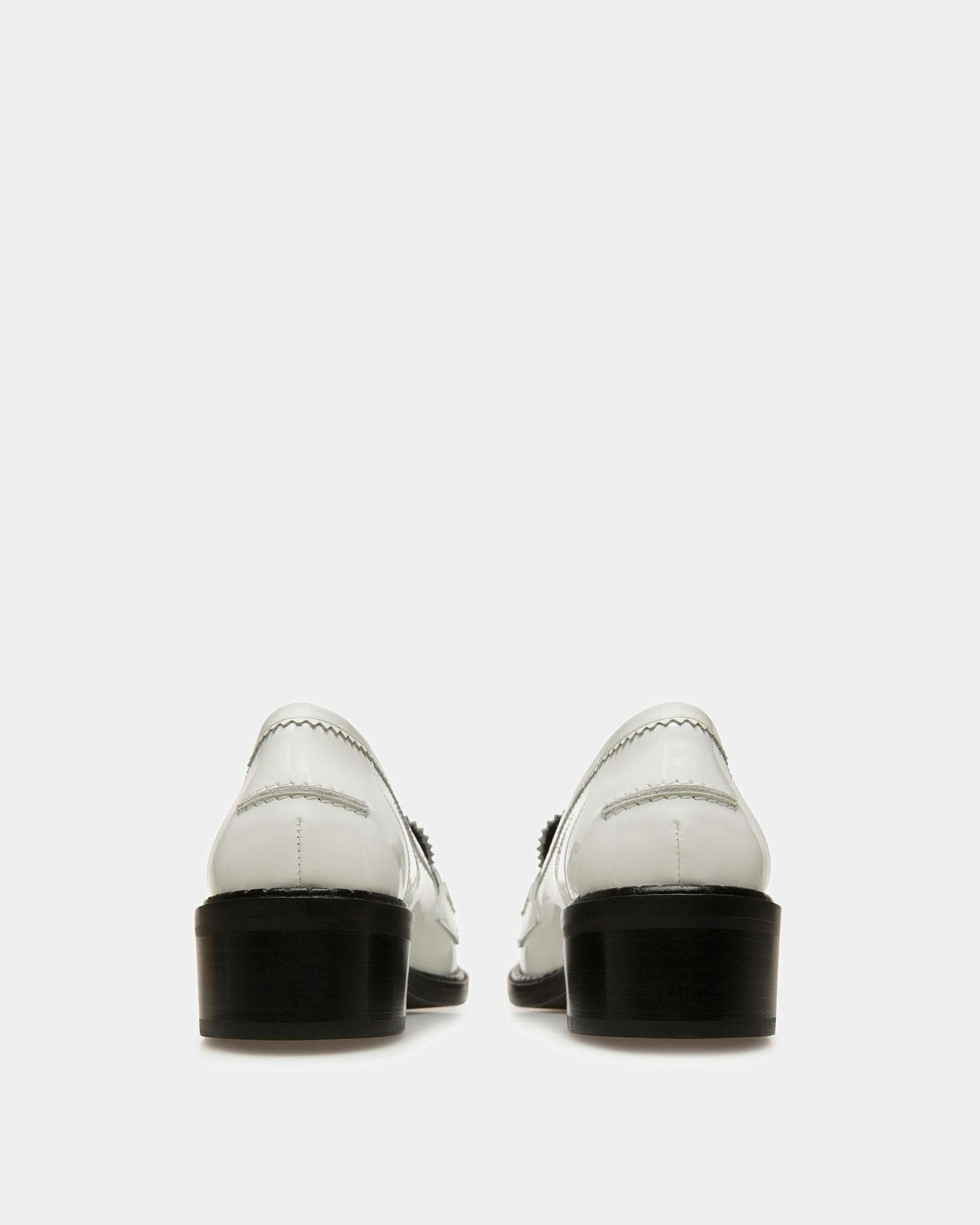 Elly Leather Moccasins In White - Women's - Bally - 04