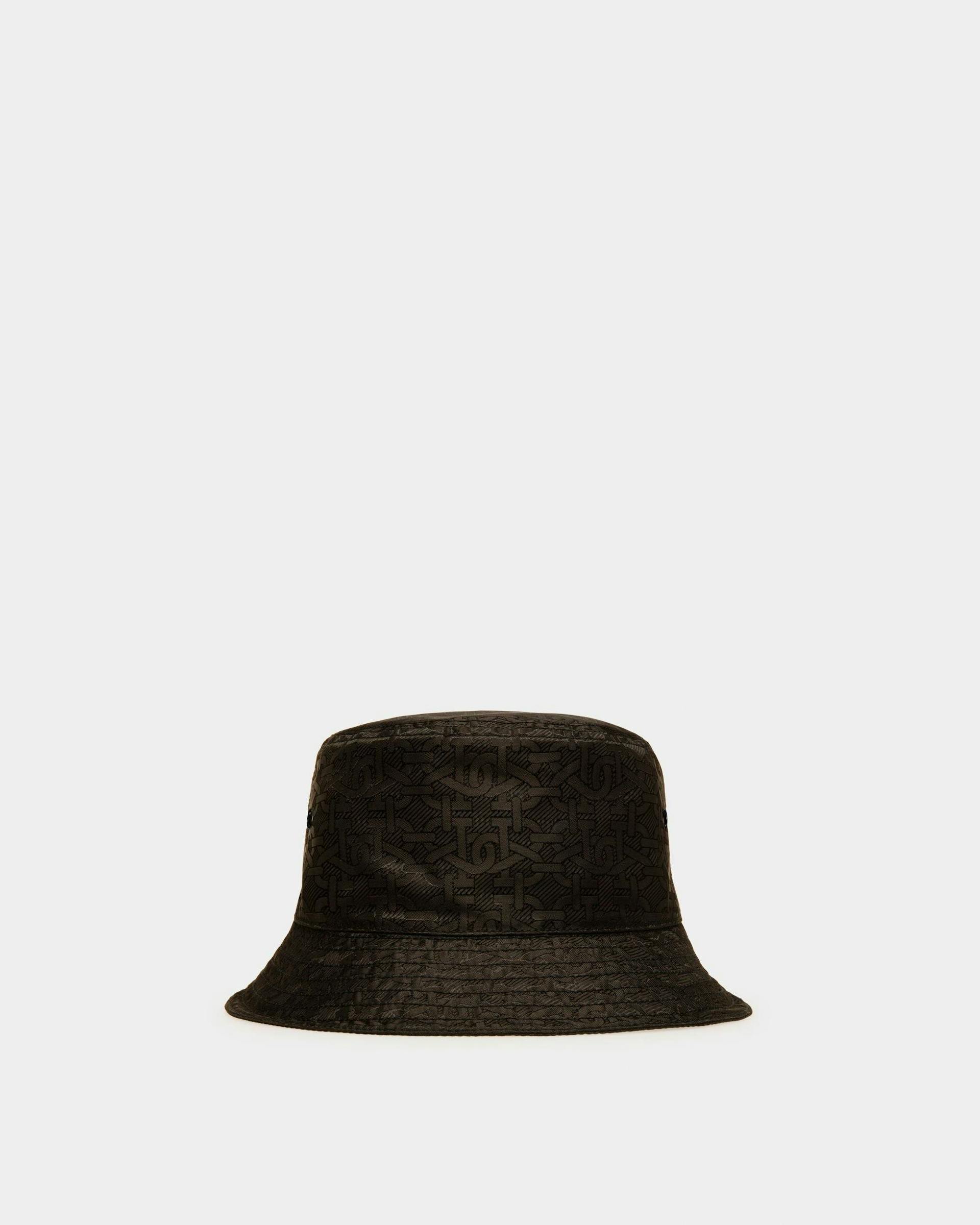Nylon Bucket Hat In Black - Women's - Bally - 01