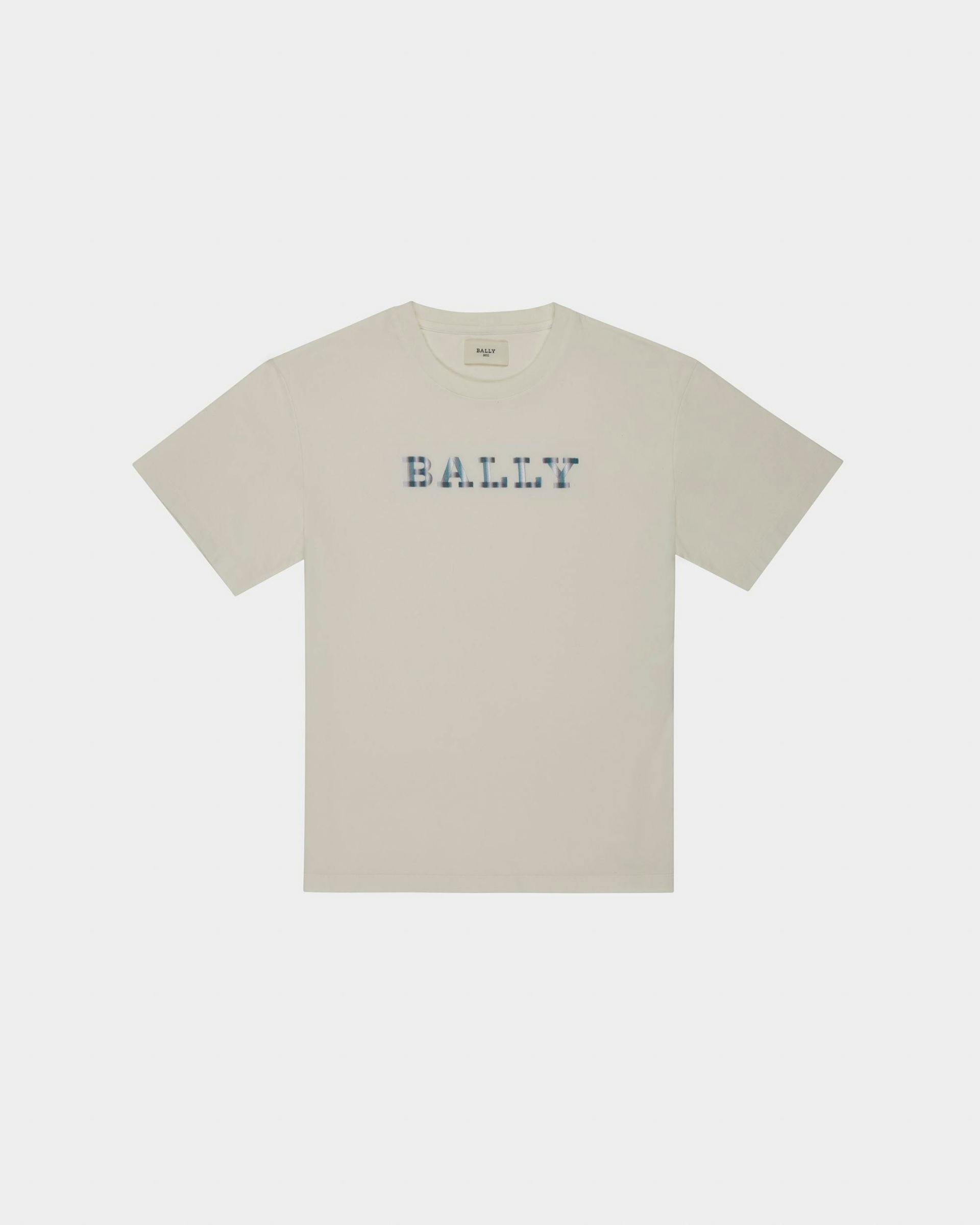 T-Shirt En Coton Biologique Ivoire - Femme - Bally - 04