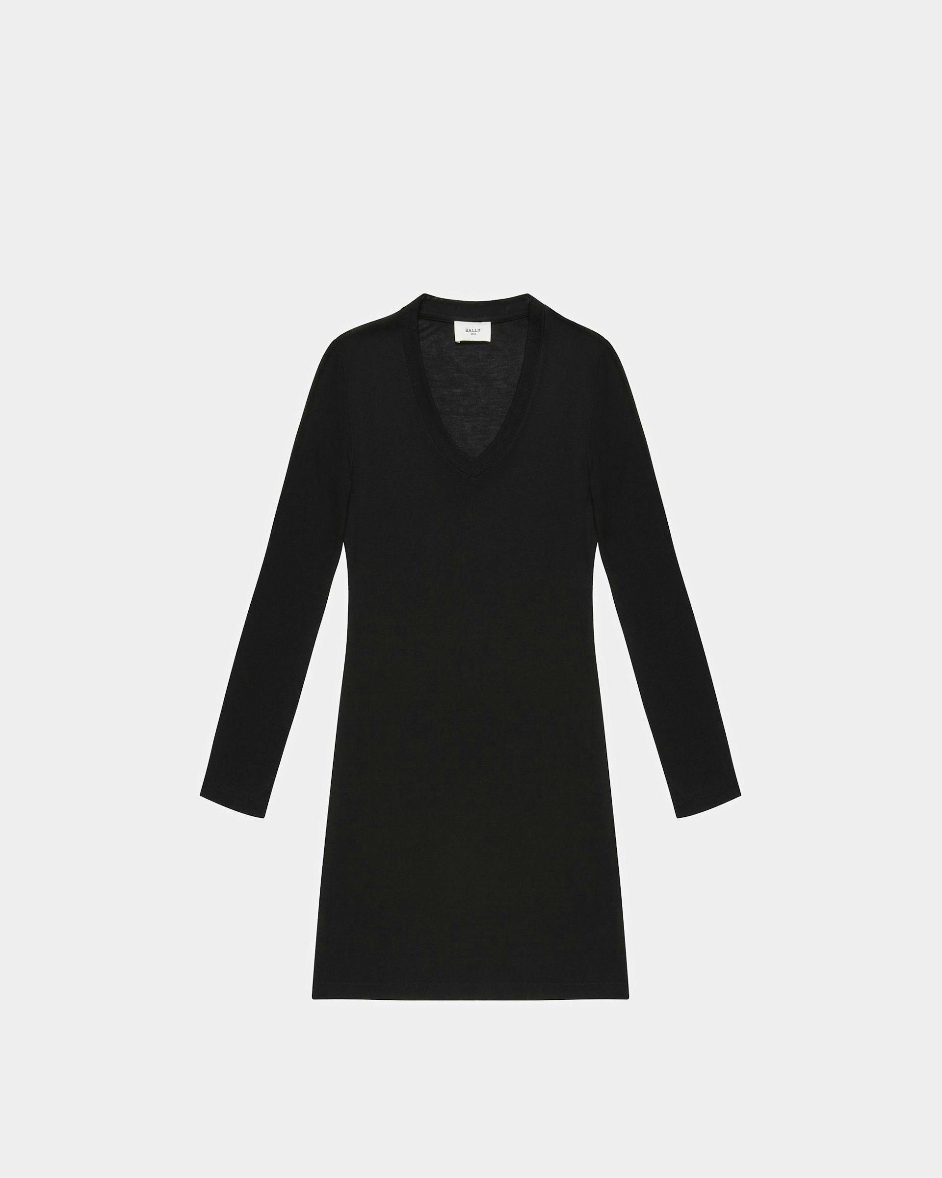 Lyocell Dress In Black - Women's - Bally - 01