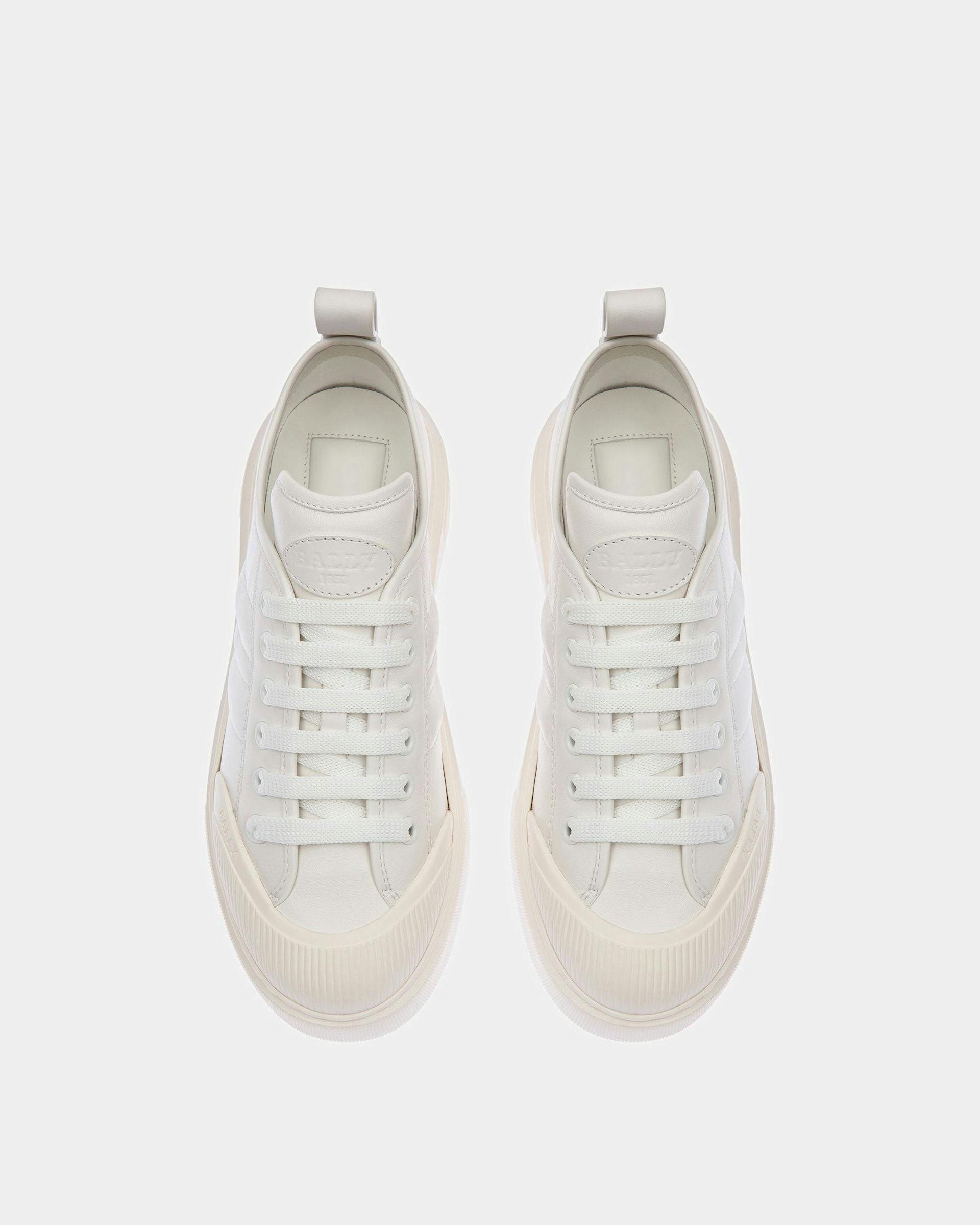 Medyn Leather Sneakers In White - Women's - Bally - 02