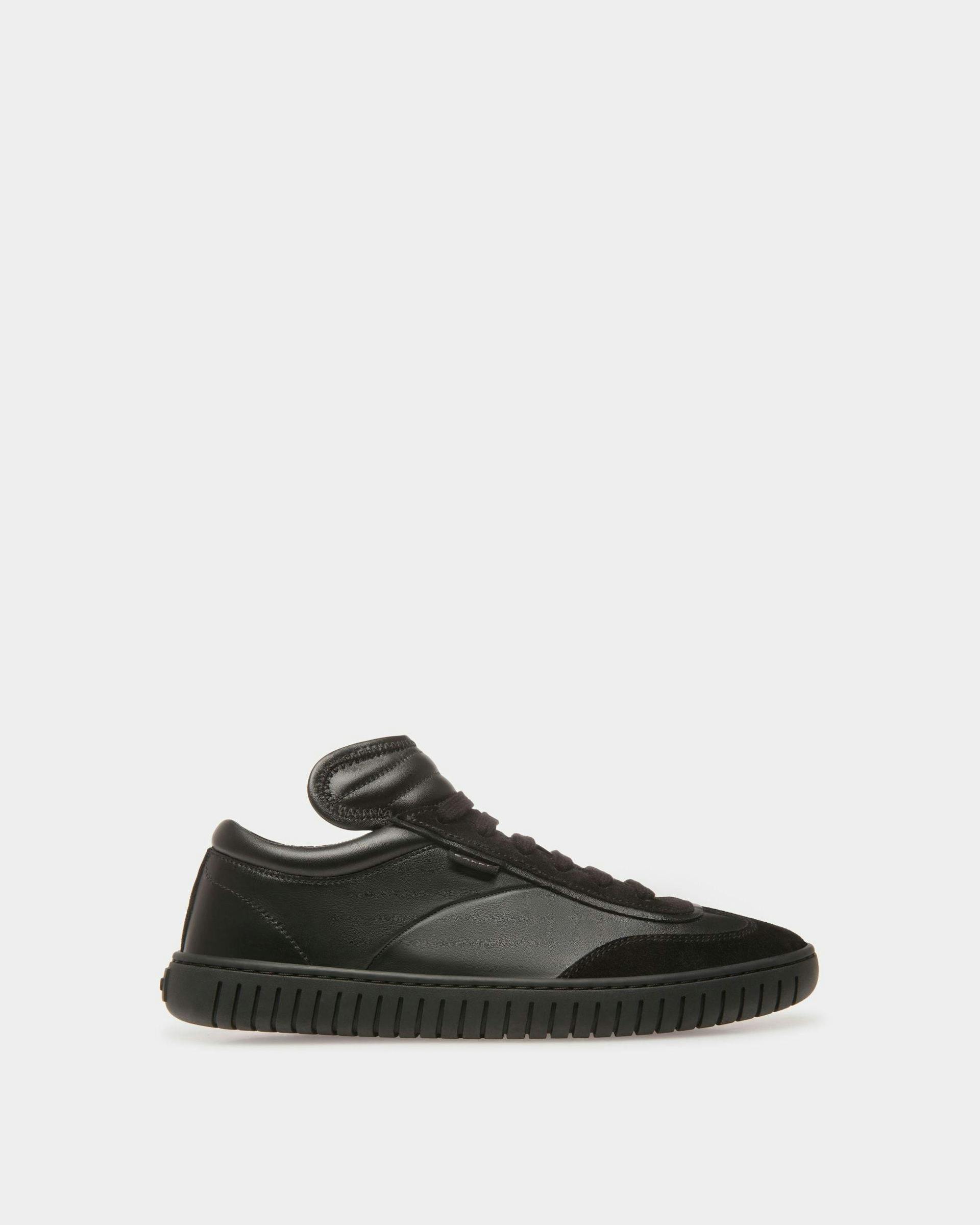 Player Sneakers In Black Leather - Women's - Bally - 01