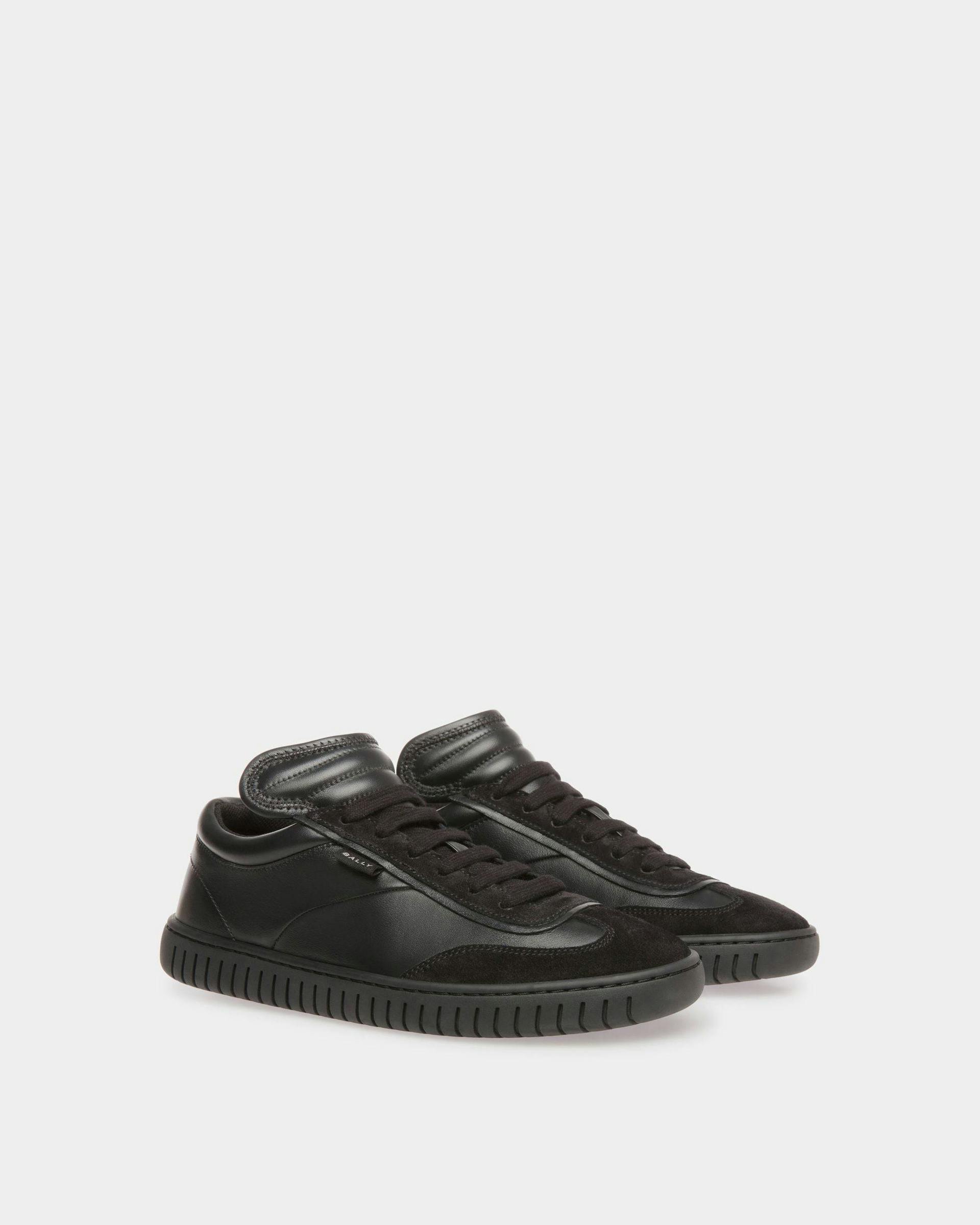 Player Sneakers In Black Leather - Women's - Bally - 02