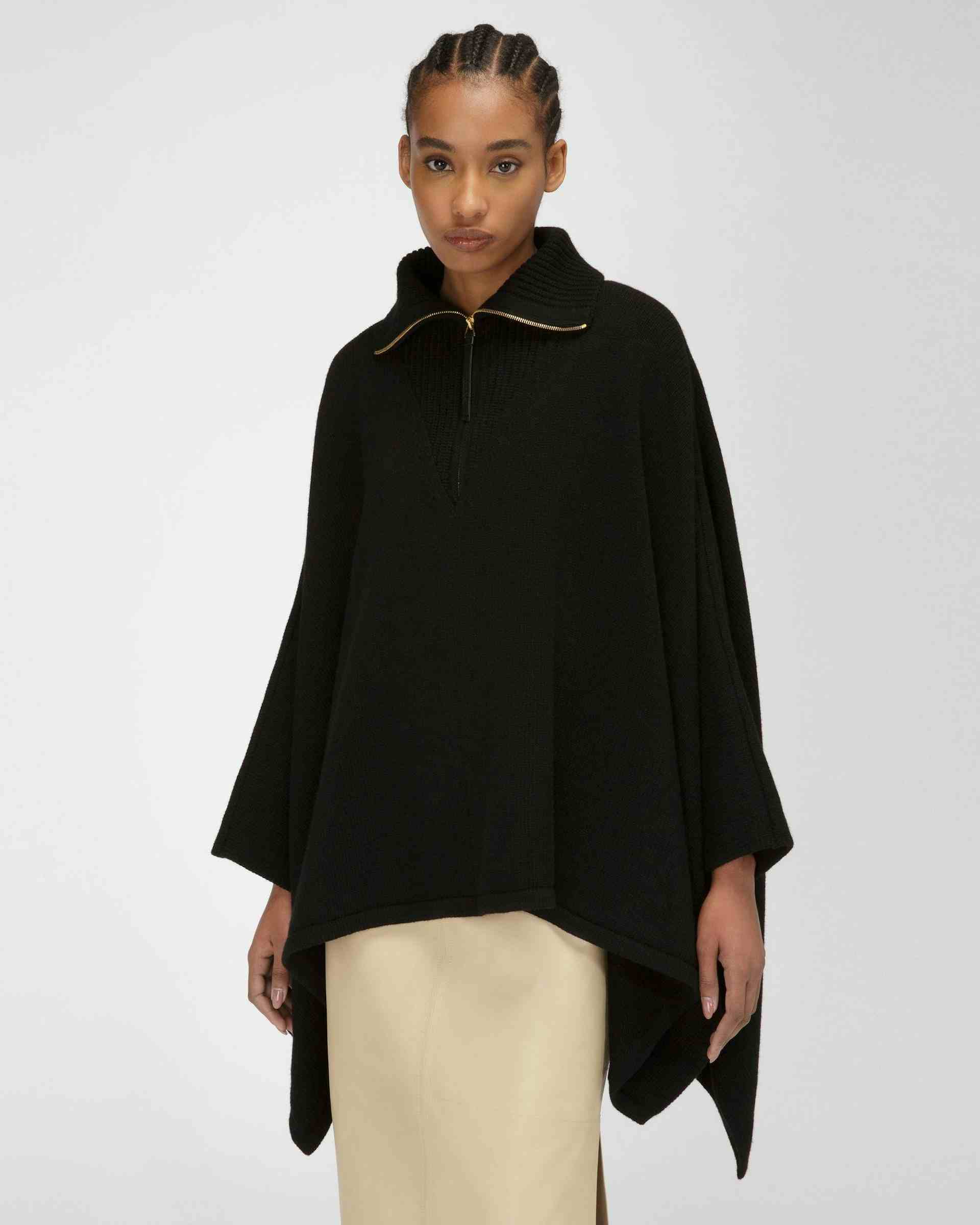 Wool & Cashmere Outerwear In Black - Women's - Bally