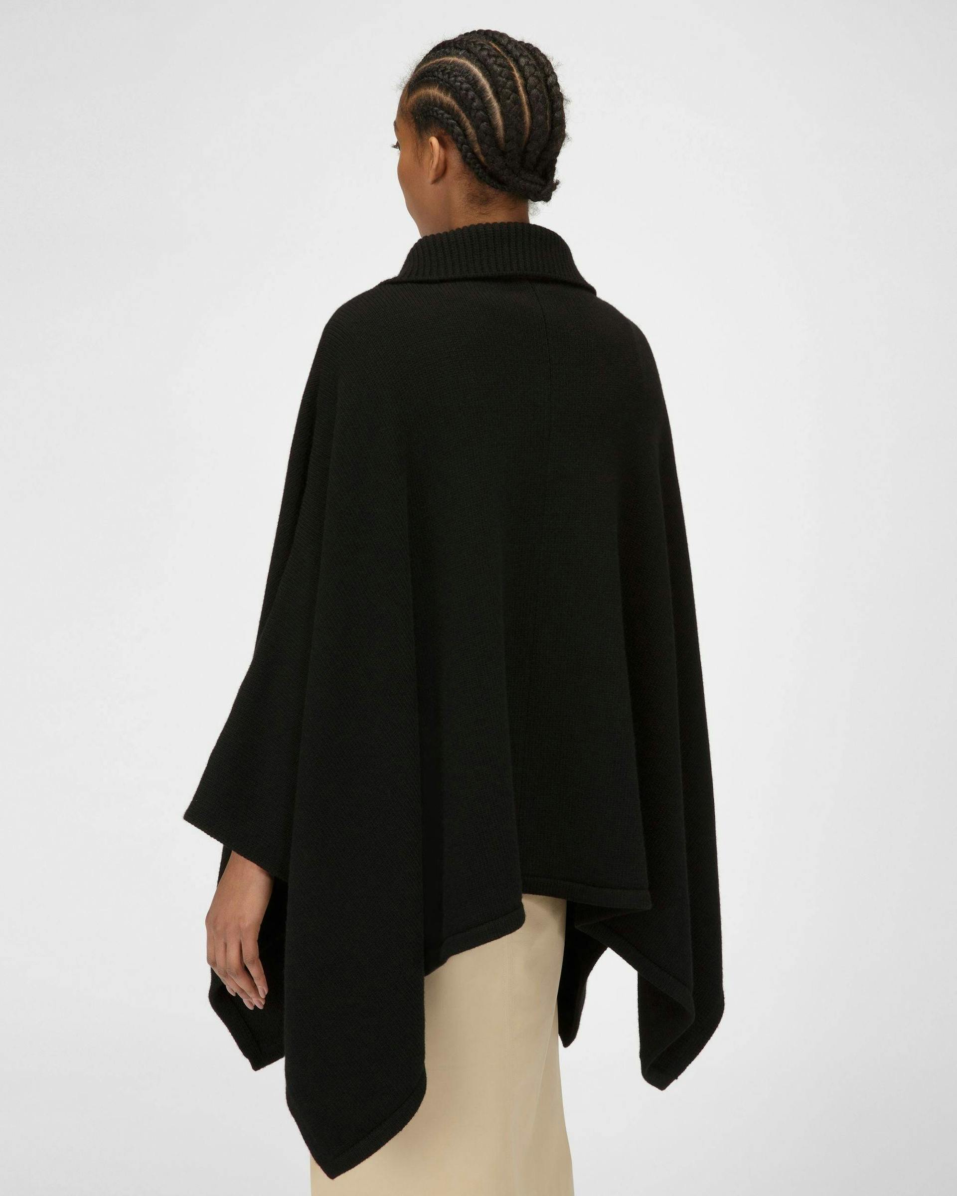 Wool & Cashmere Outerwear In Black - Women's - Bally - 03