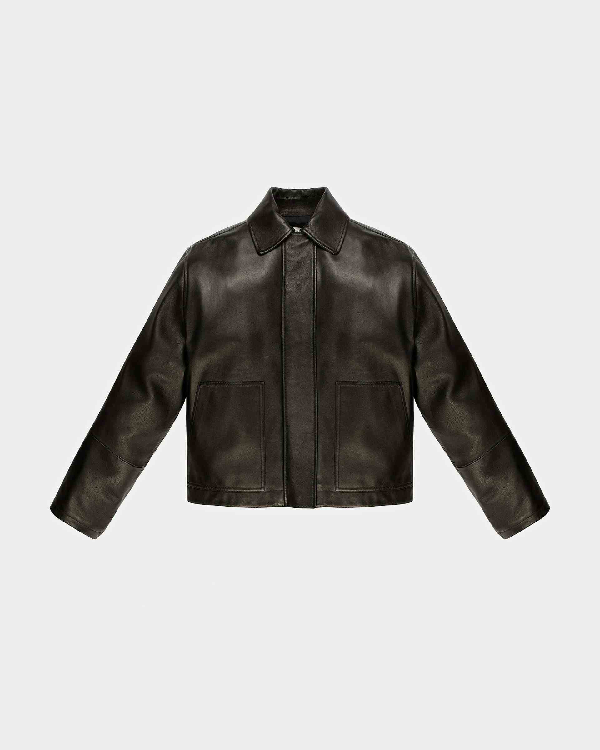 Leather Jacket In Black - Women's - Bally