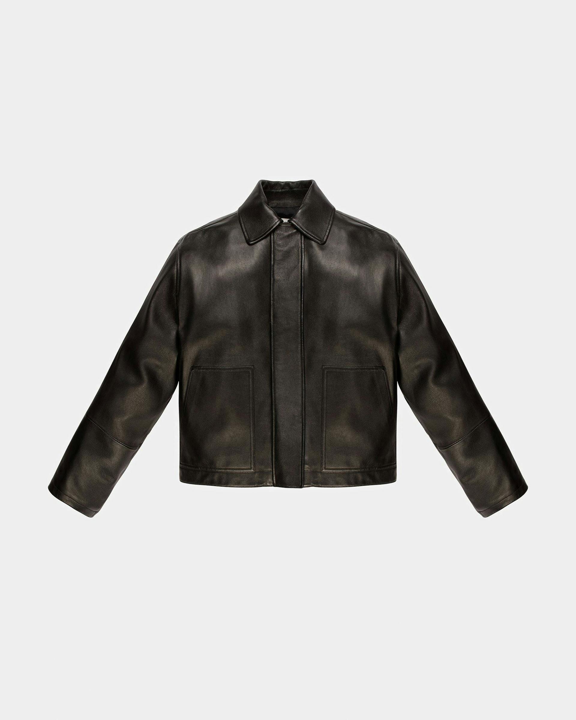 Leather Jacket In Black - Women's - Bally - 01