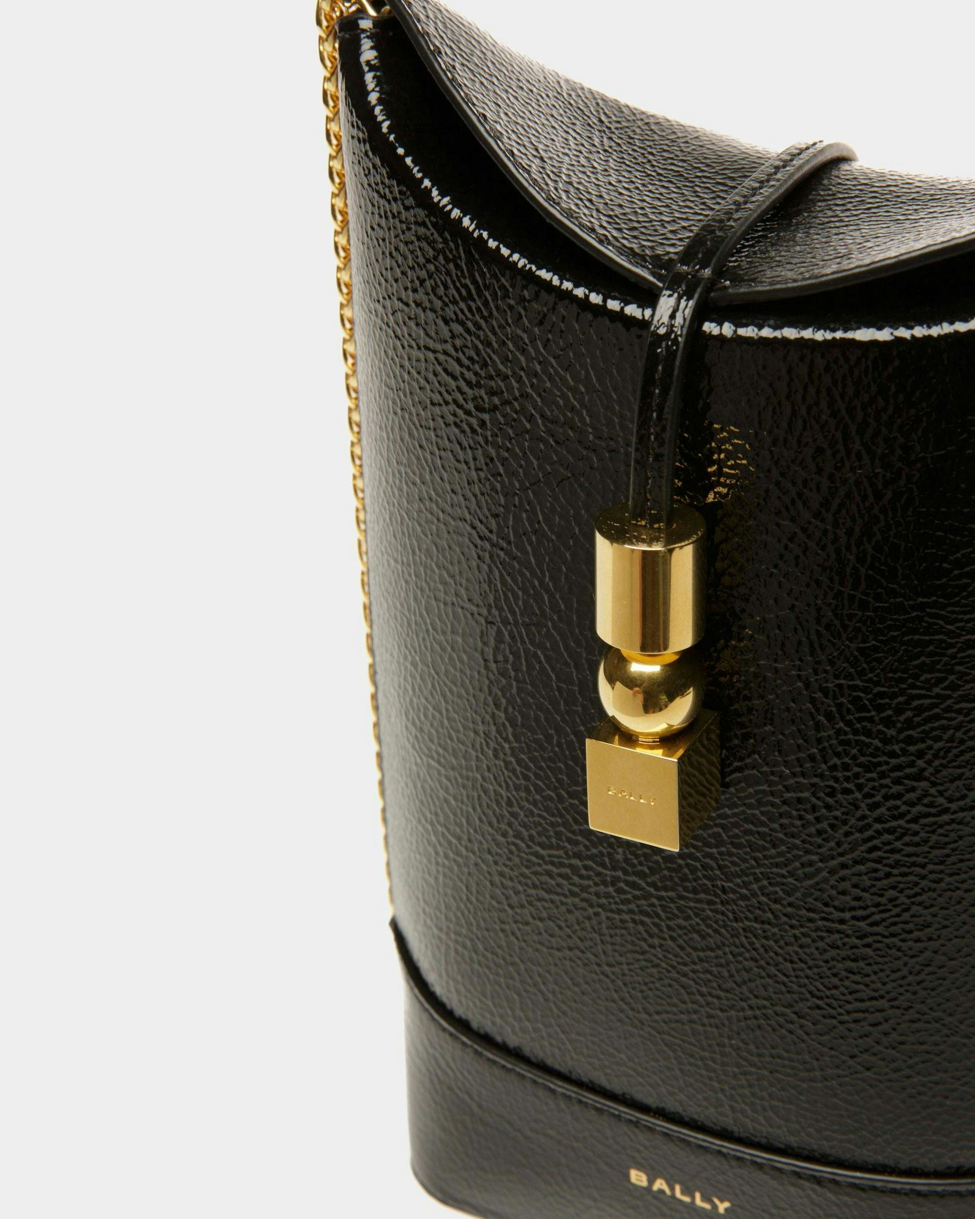 Block Minibag In Black Leather - Women's - Bally - 04