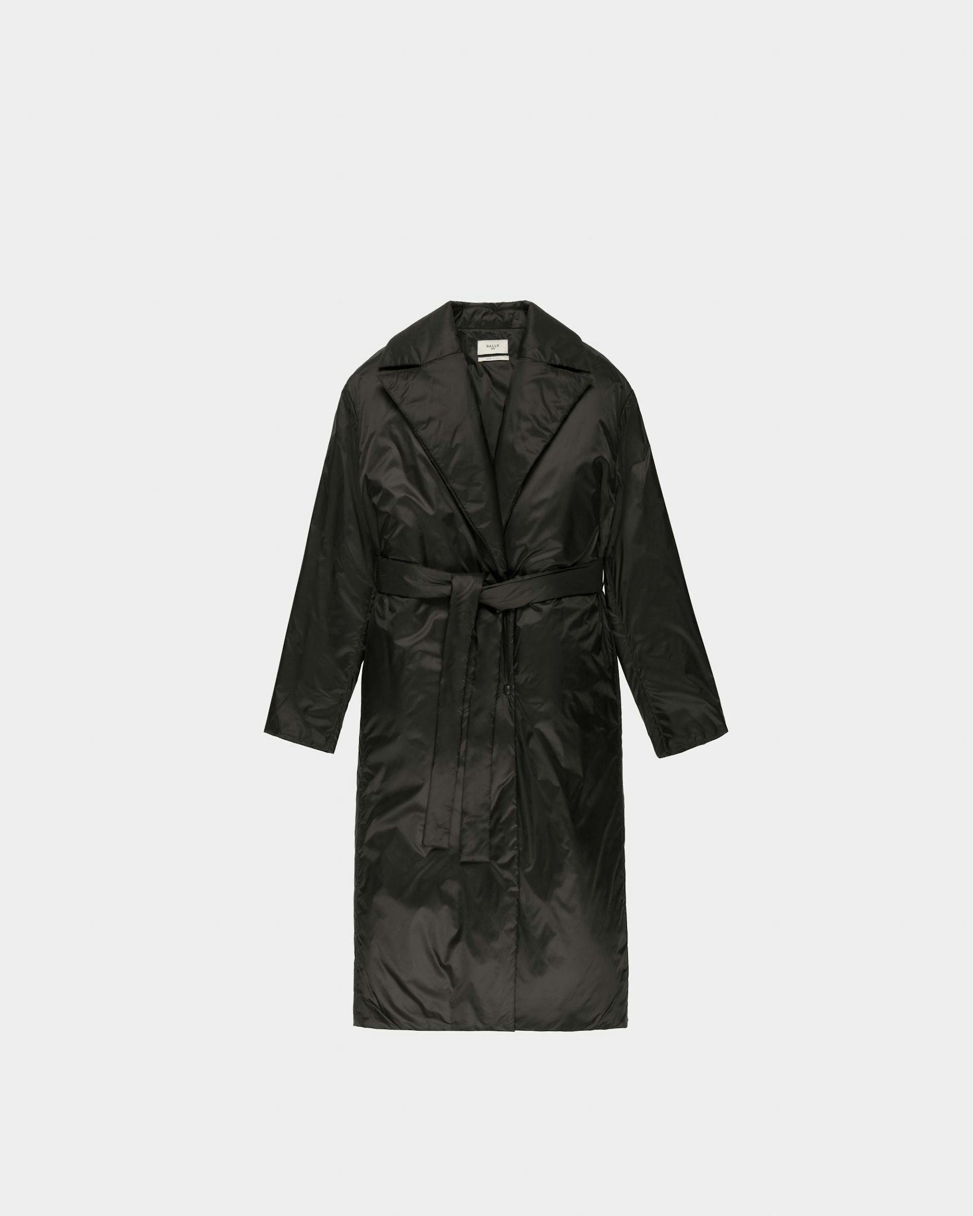 Nylon Coat In Black - Women's - Bally - 04