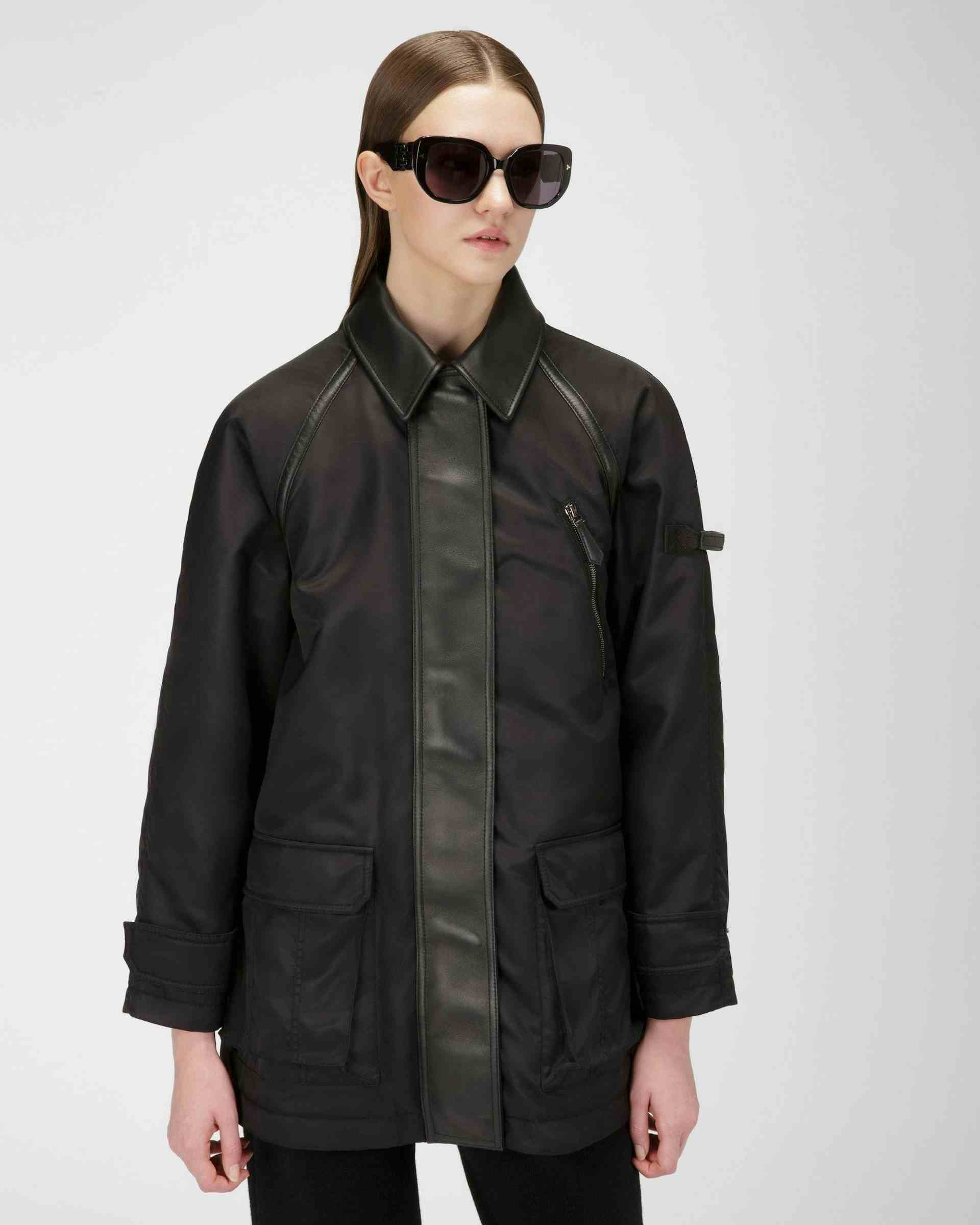 Recycled Nylon Jacket In Black - Women's - Bally