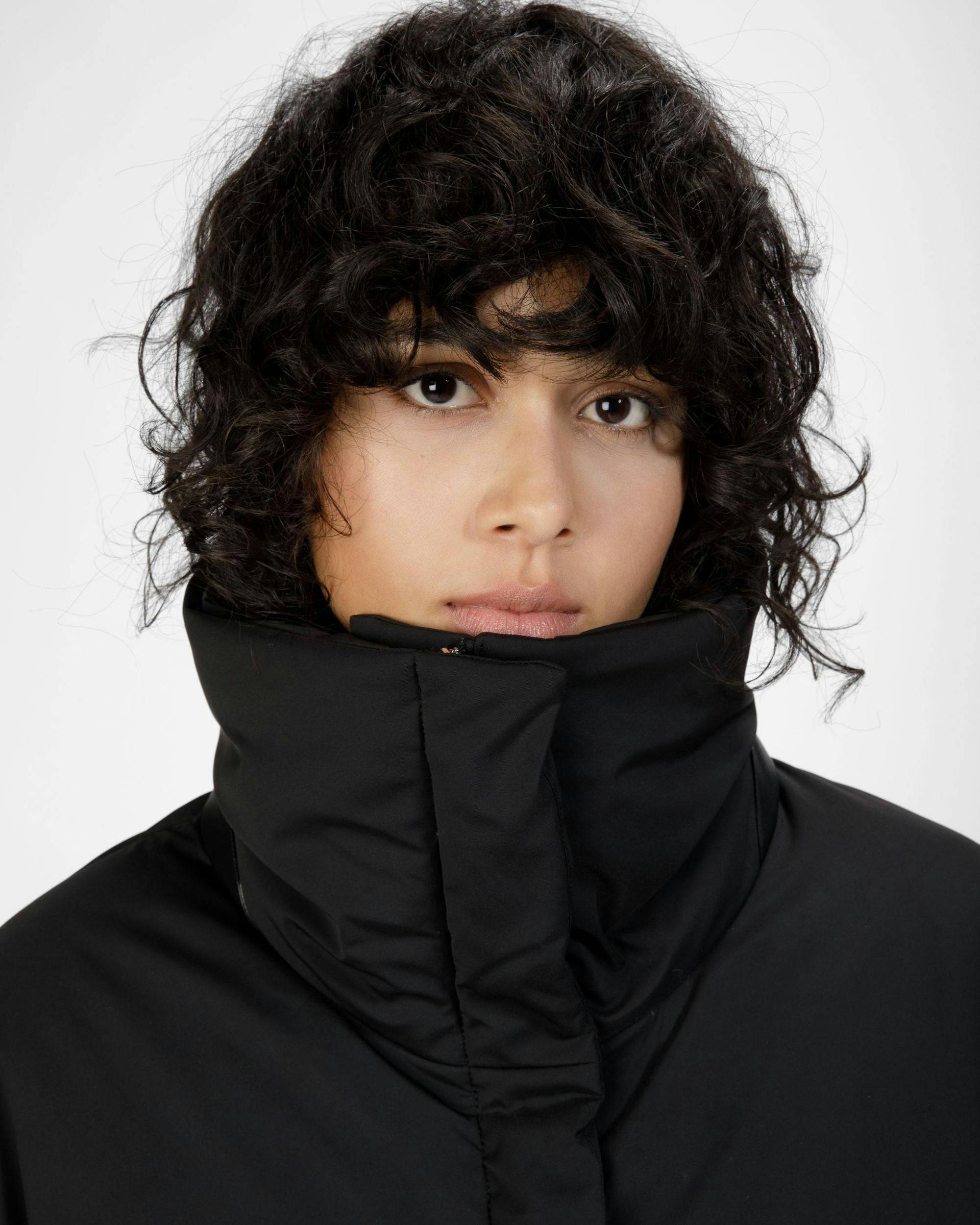 Padded Polyester Coat In Black - Women's - Bally - 04