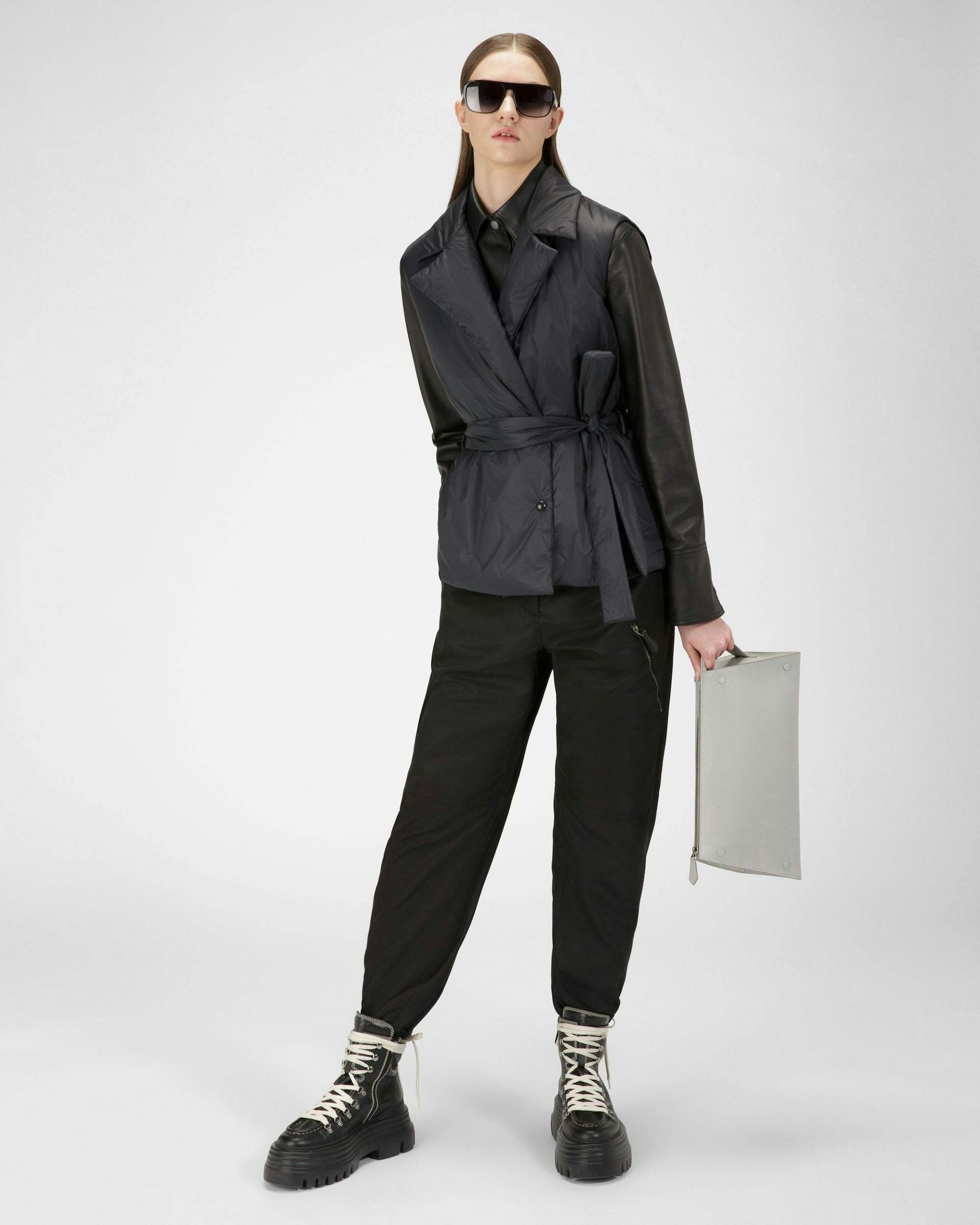 Nylon Outerwear In Black - Women's - Bally - 05