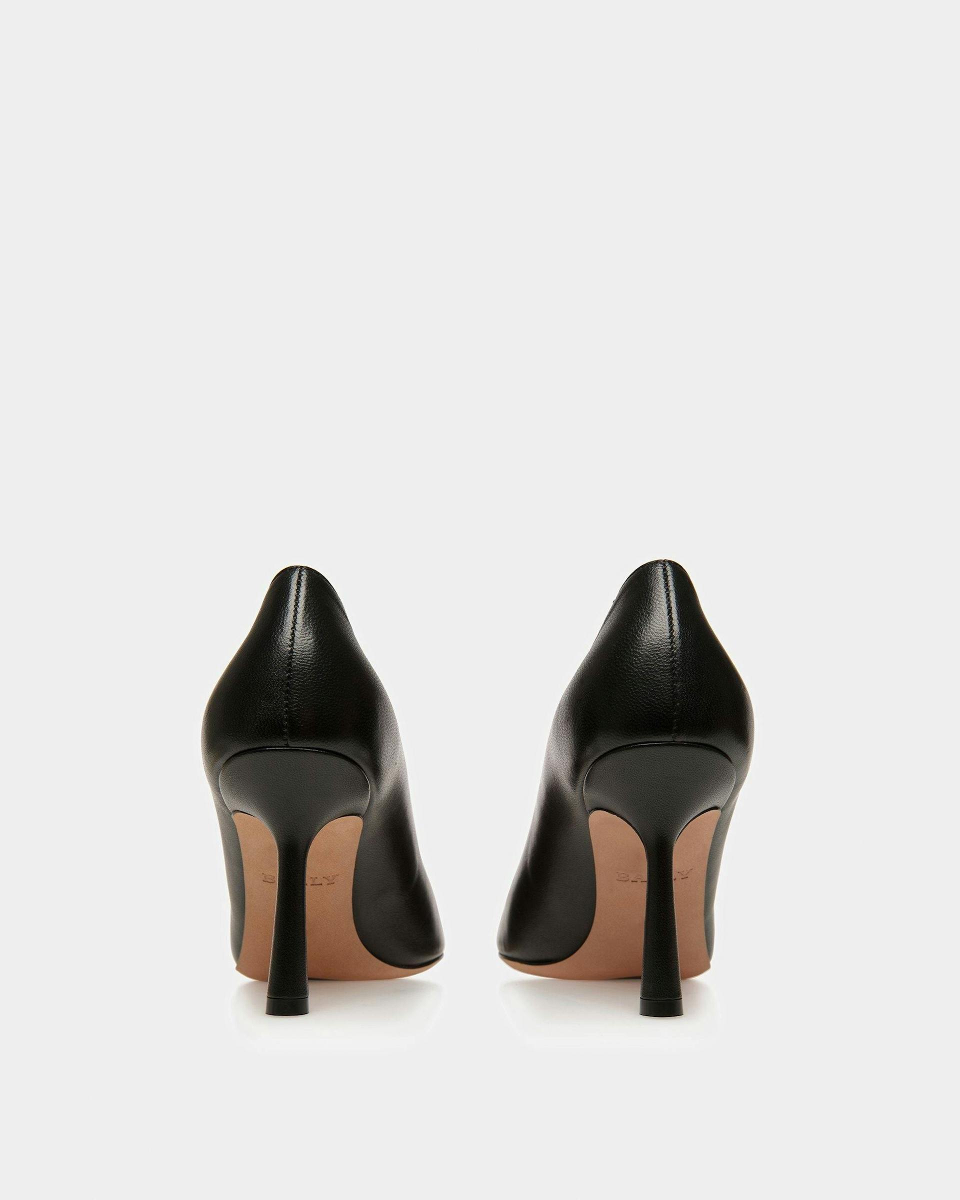 Evanca Leather Pumps In Black - Women's - Bally - 03