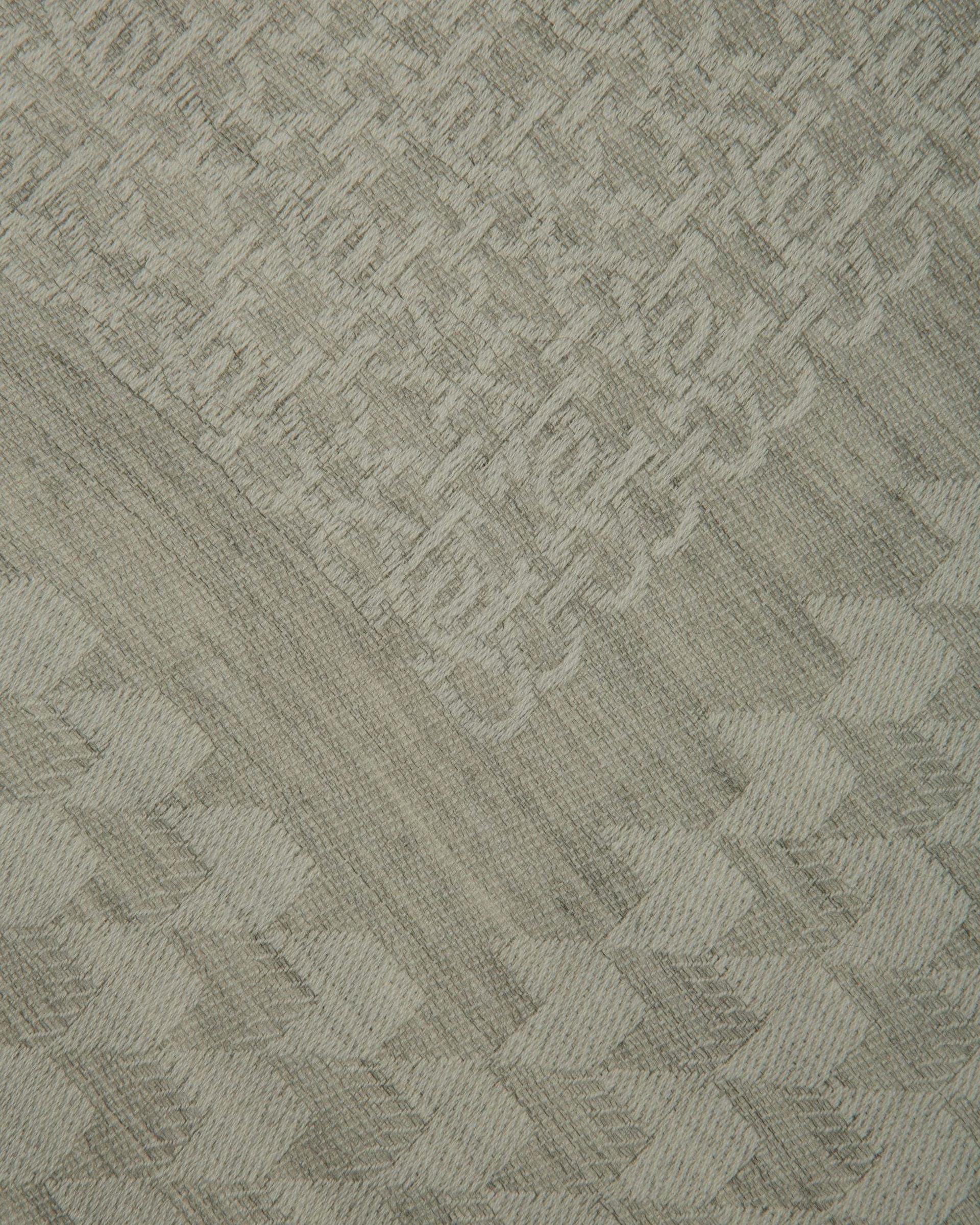 Wool Scarf In Grey - Women's - Bally - 02