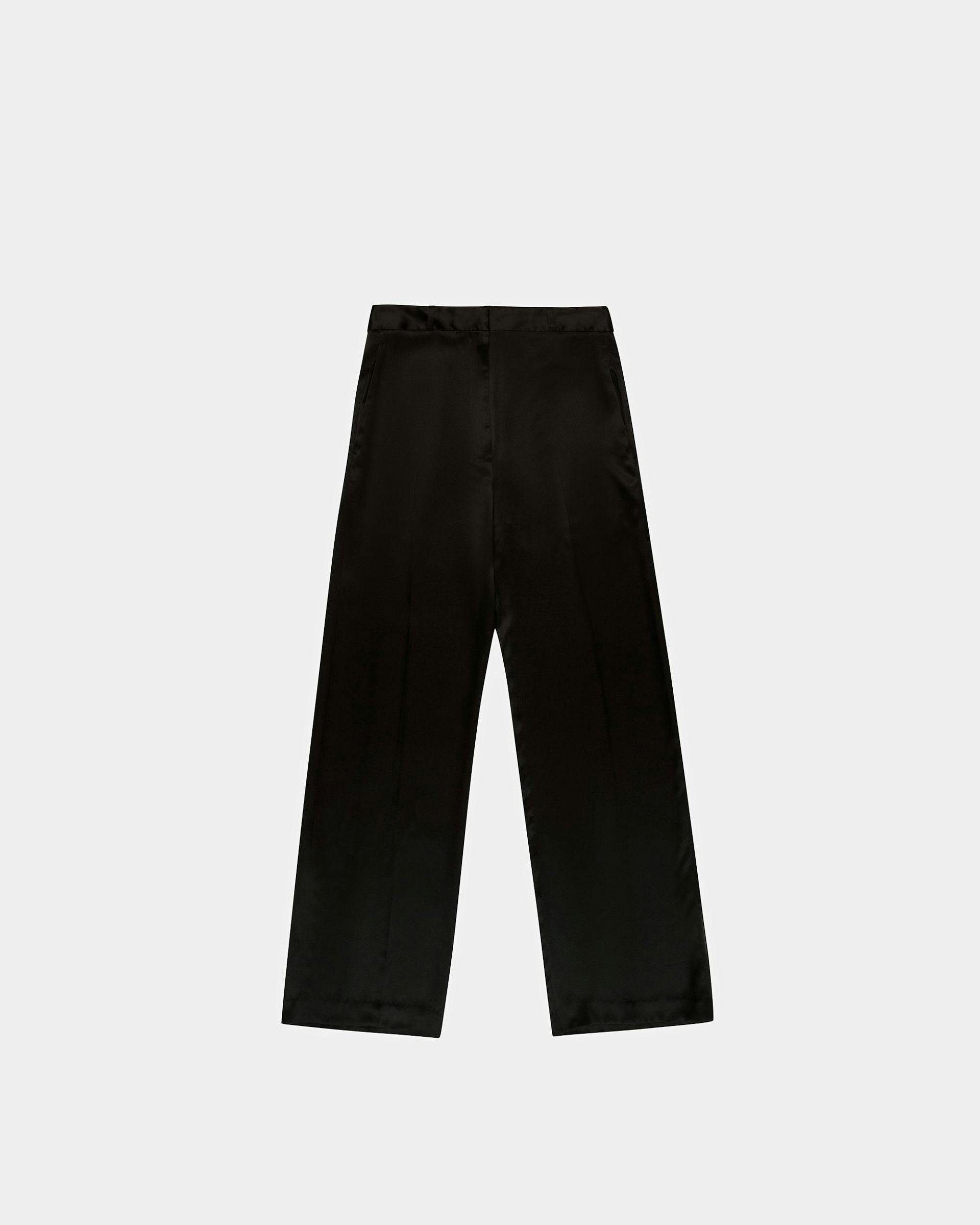 Silk Pants In Black - Women's - Bally - 01