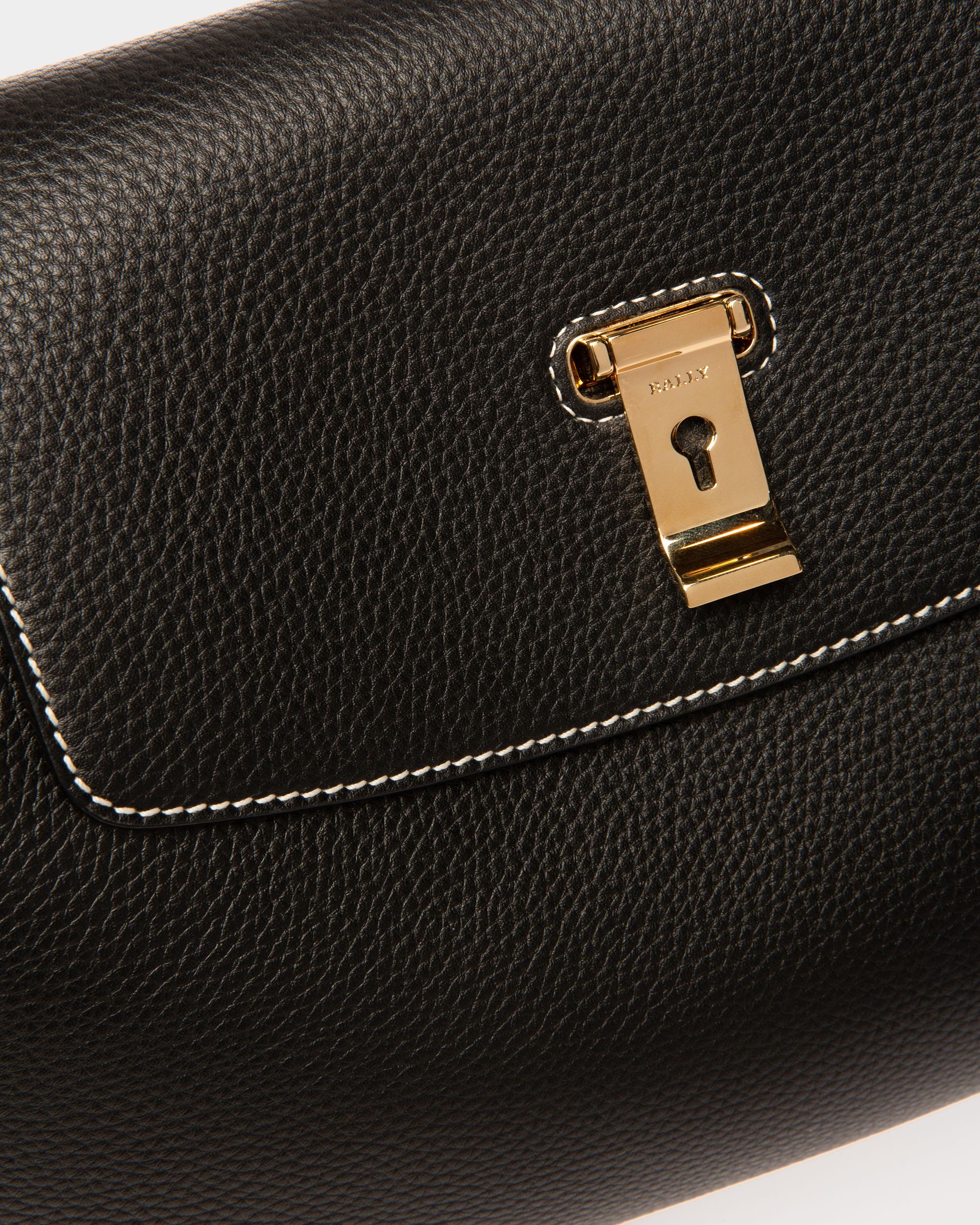 Layka Henkeltasche Aus Schwarzem Leder - Damen - Bally - 02