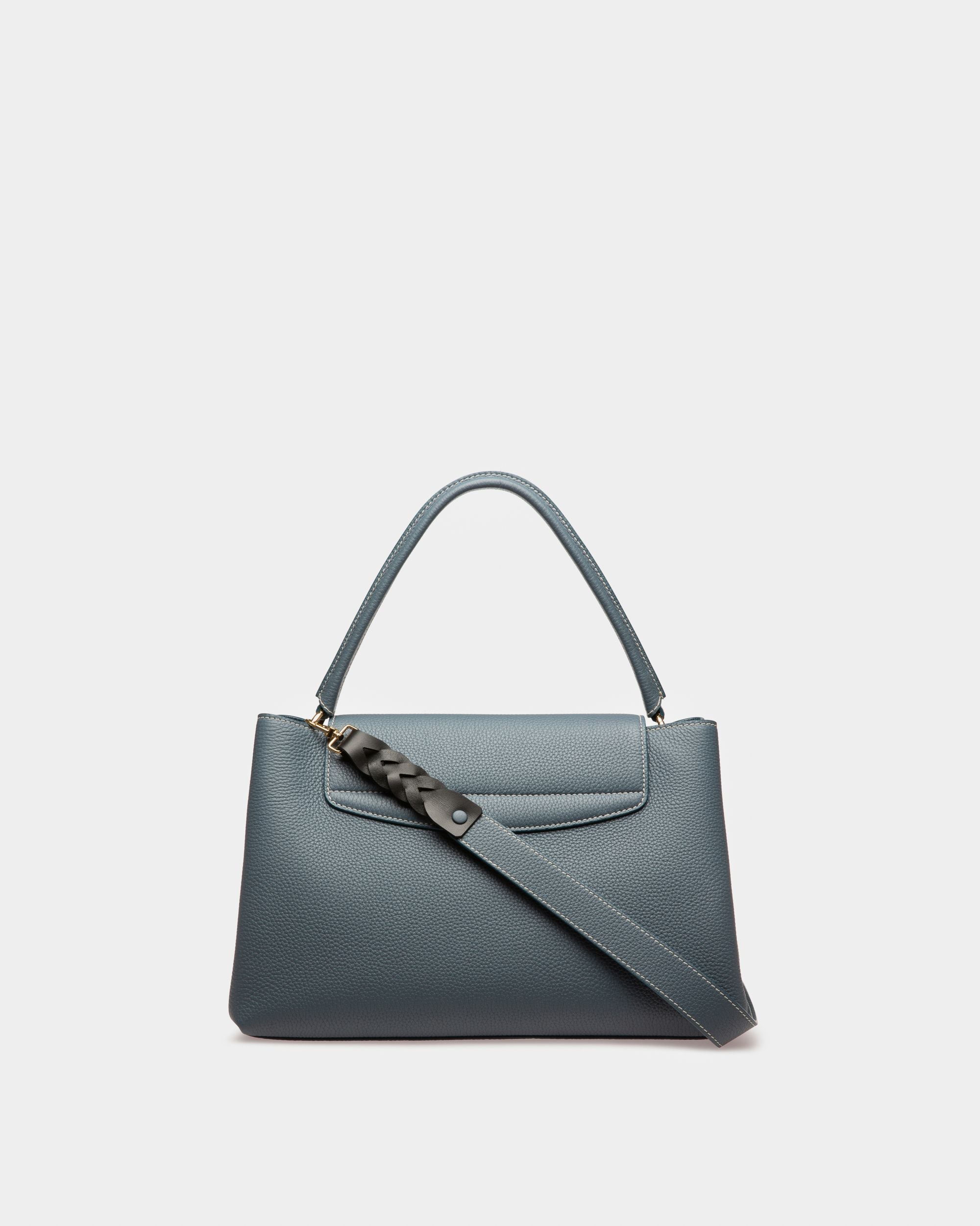 Layka Sac À Main En Cuir Bleu - Femme - Bally - 02