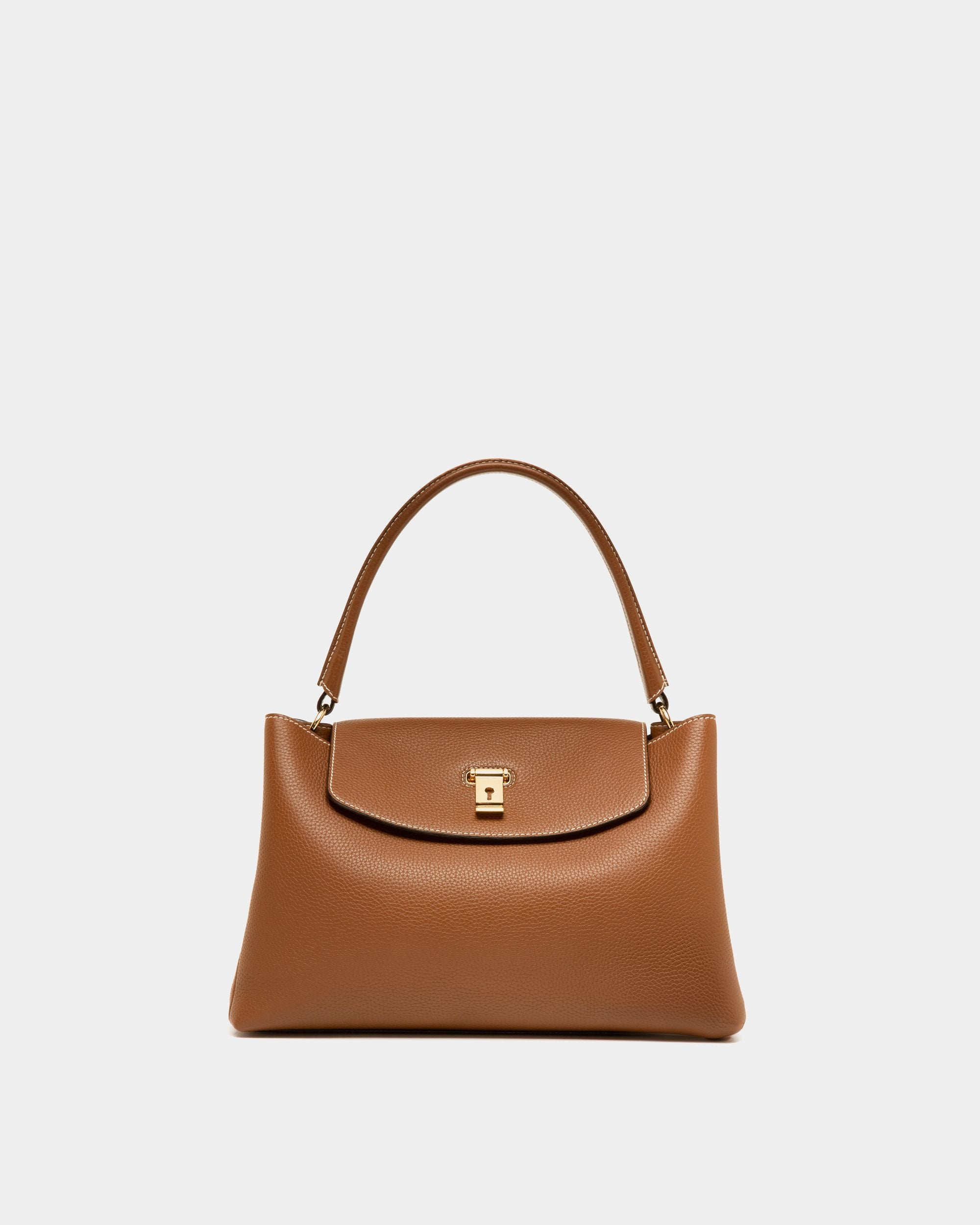 Layka Henkeltasche Aus Braunem Leder - Damen - Bally - 01