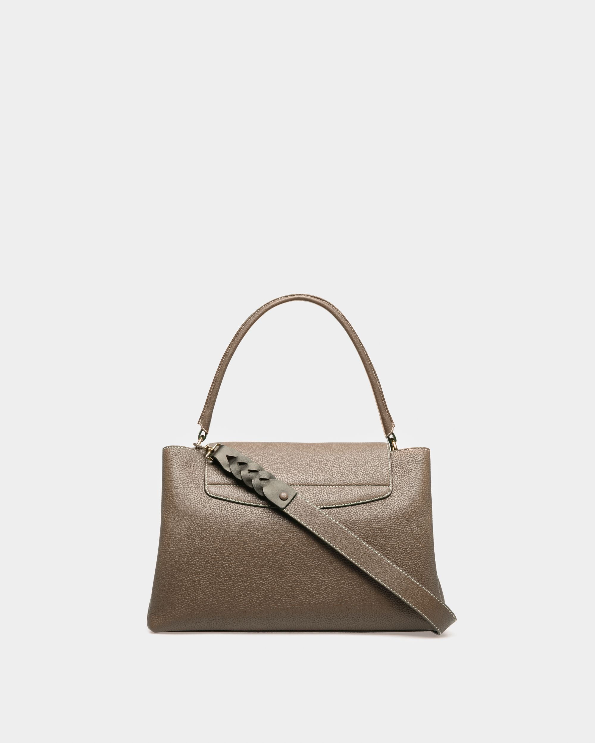 Layka Sac À Poignée Supérieure En Cuir Marron Clair - Femme - Bally - 02