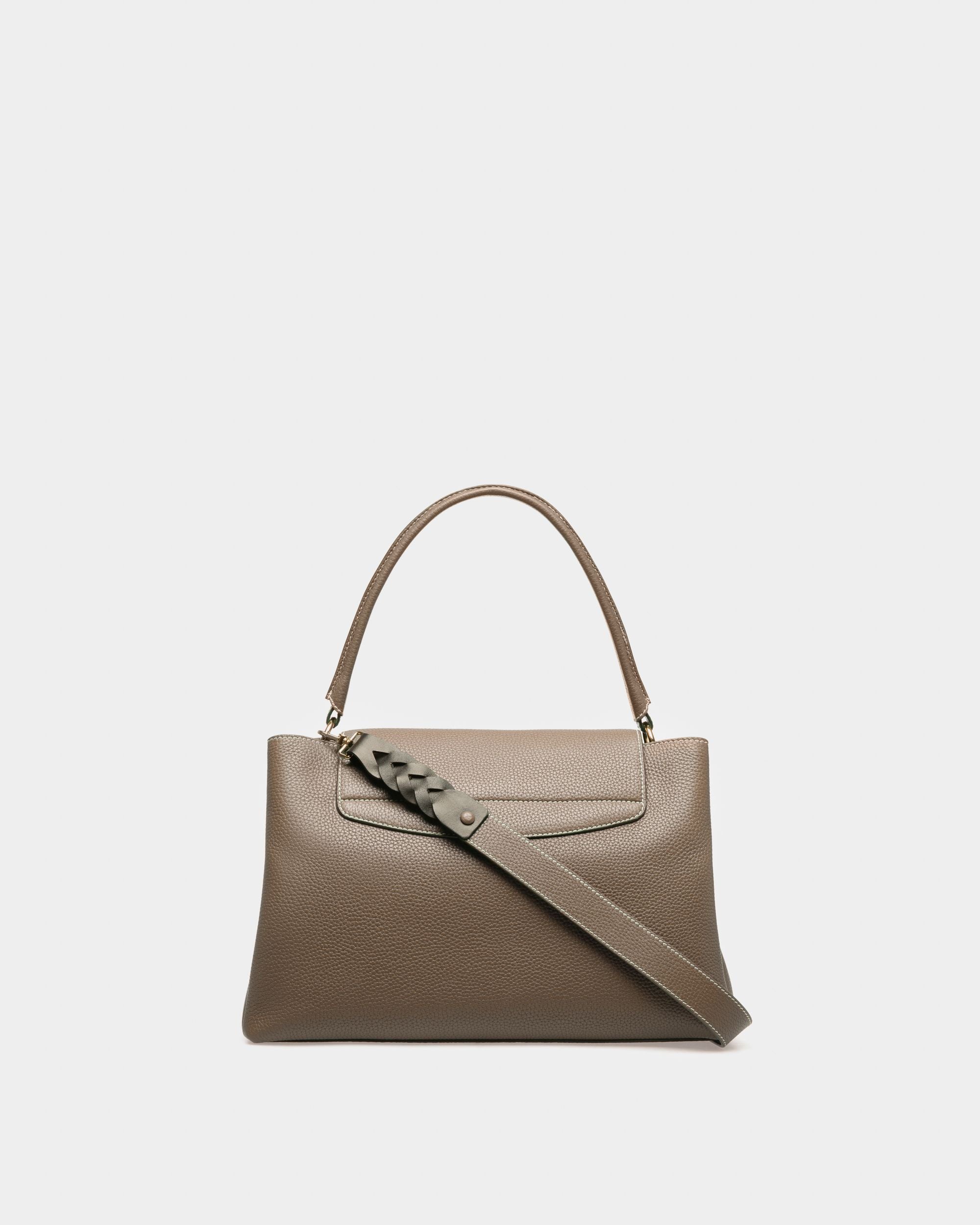 Layka Sac À Poignée Supérieure En Cuir Marron Clair - Femme - Bally - 03