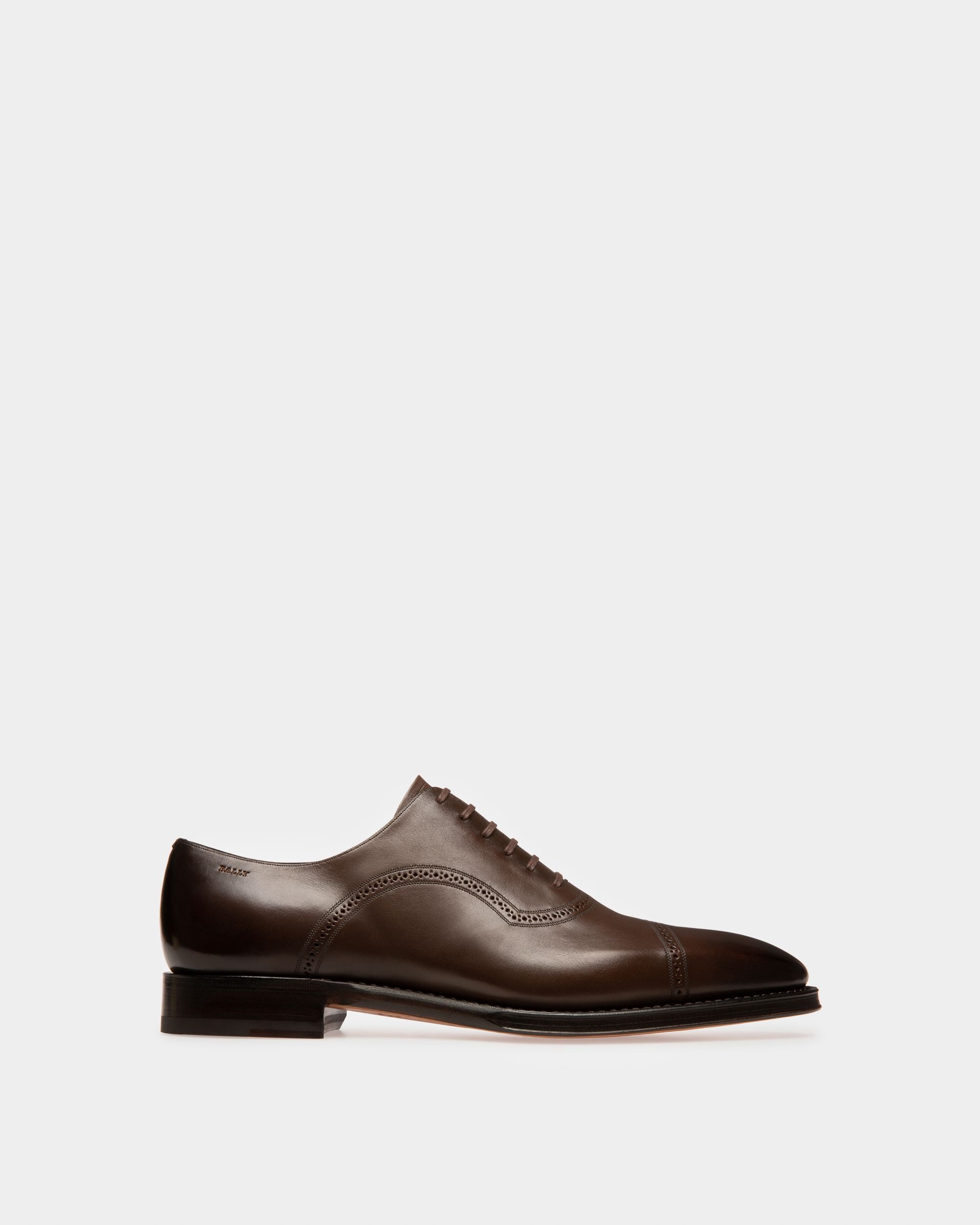 Scanio Richelieen En Cuir Marron - Homme - Bally - 01