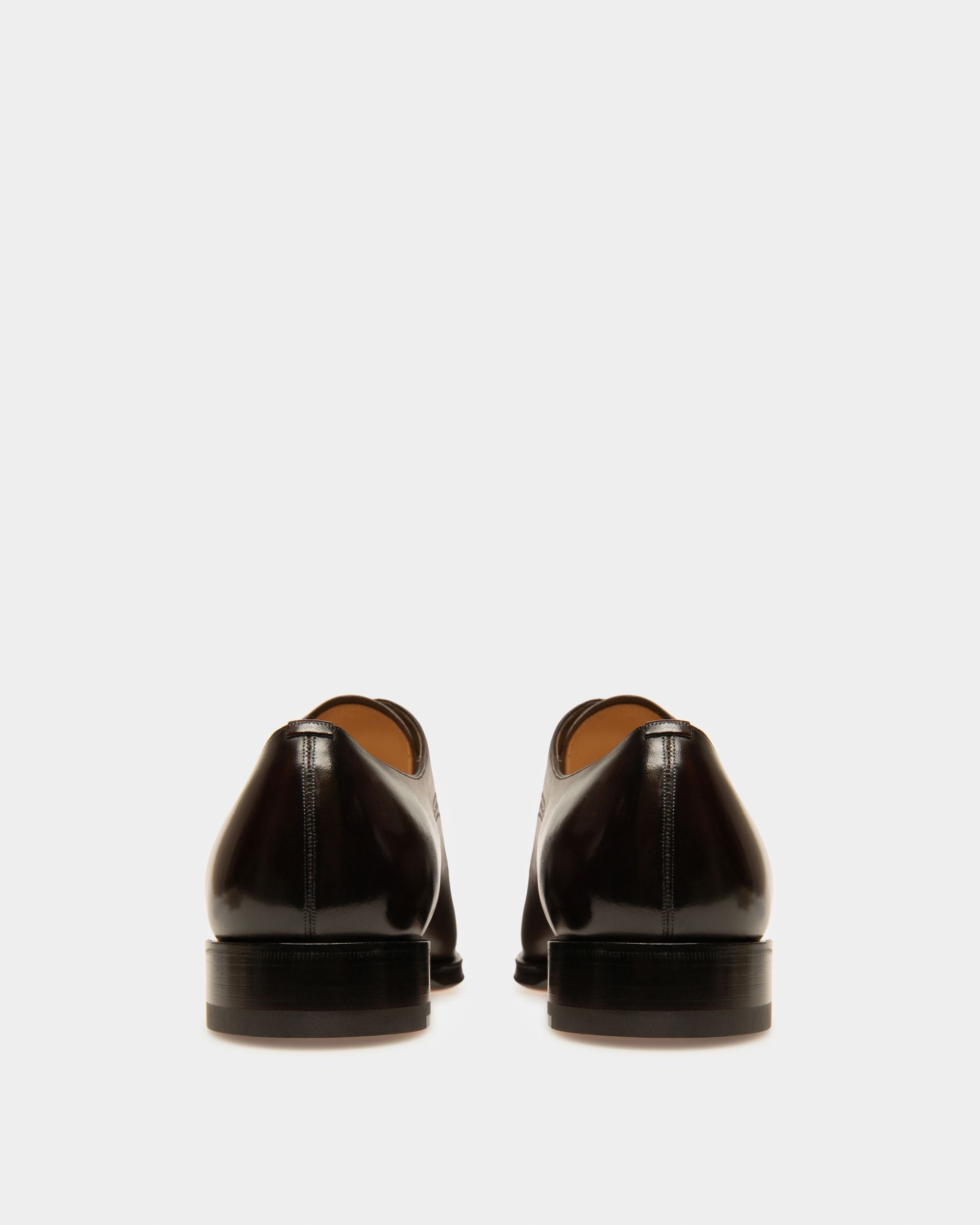 Scanio Richelieen En Cuir Marron - Homme - Bally - 03
