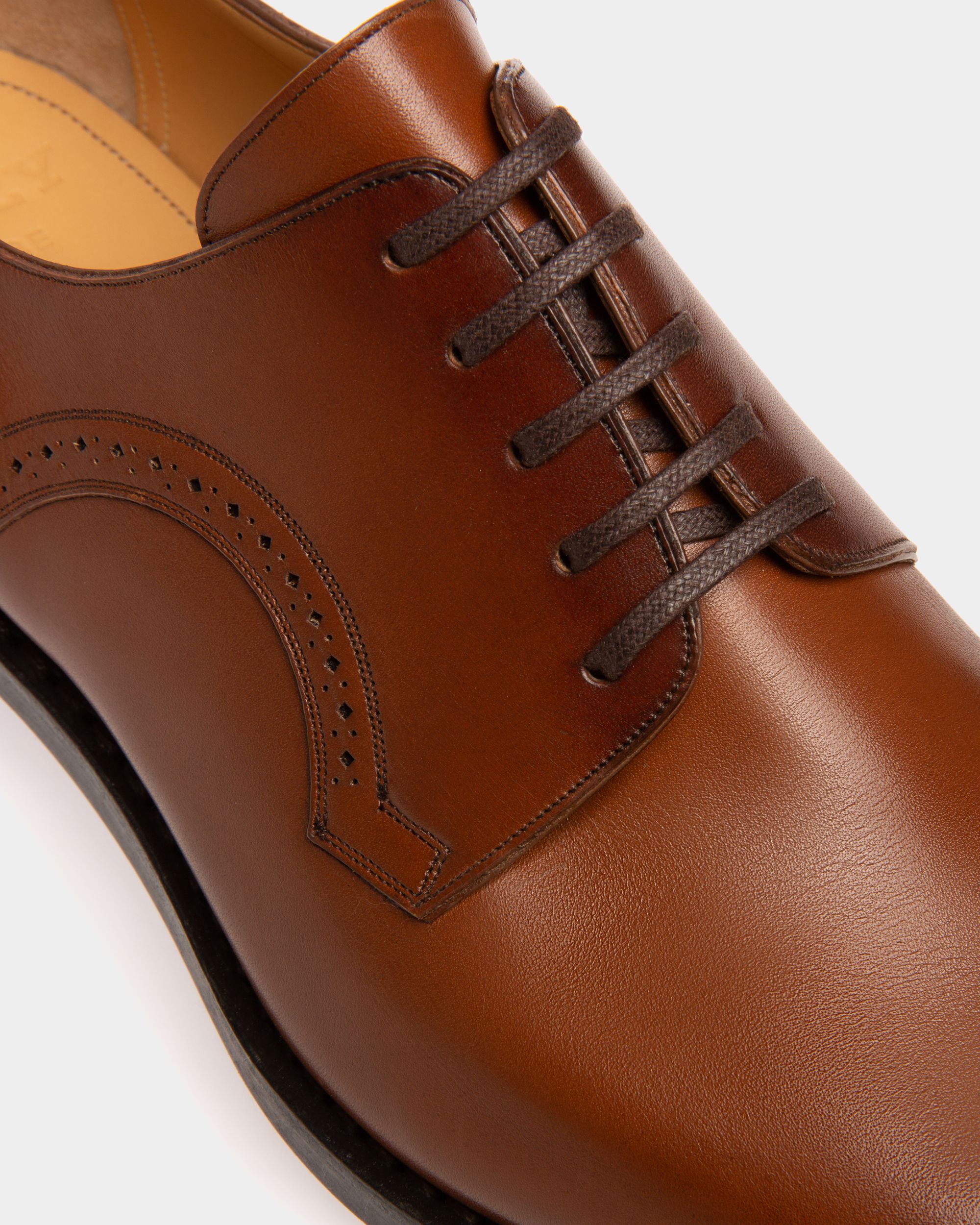 Scrivani Leather Derbies In Brown - Men's - Bally - 04