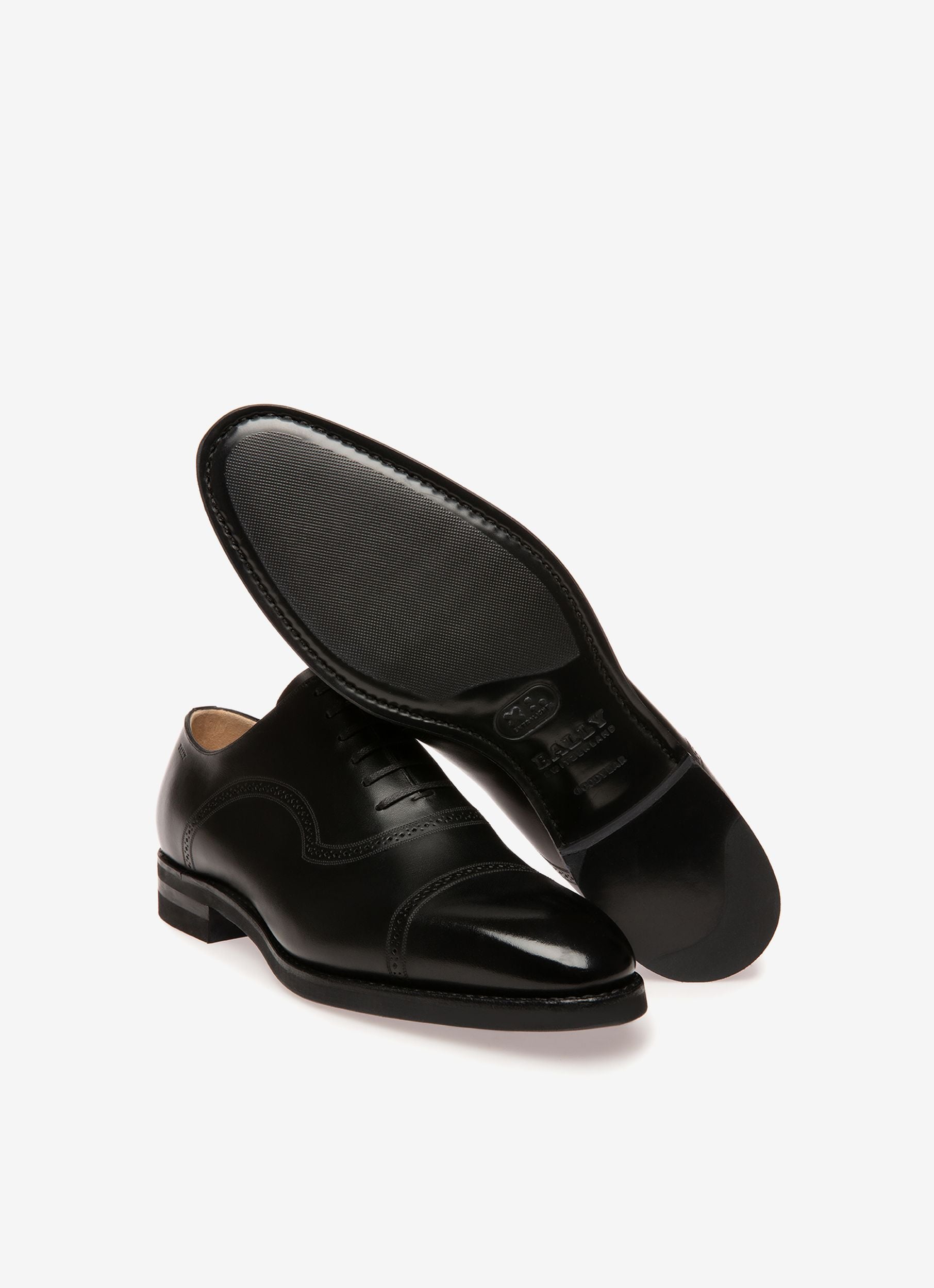 Scotch Zapato Oxford En Piel De Color Negro - Hombre - Bally - 03