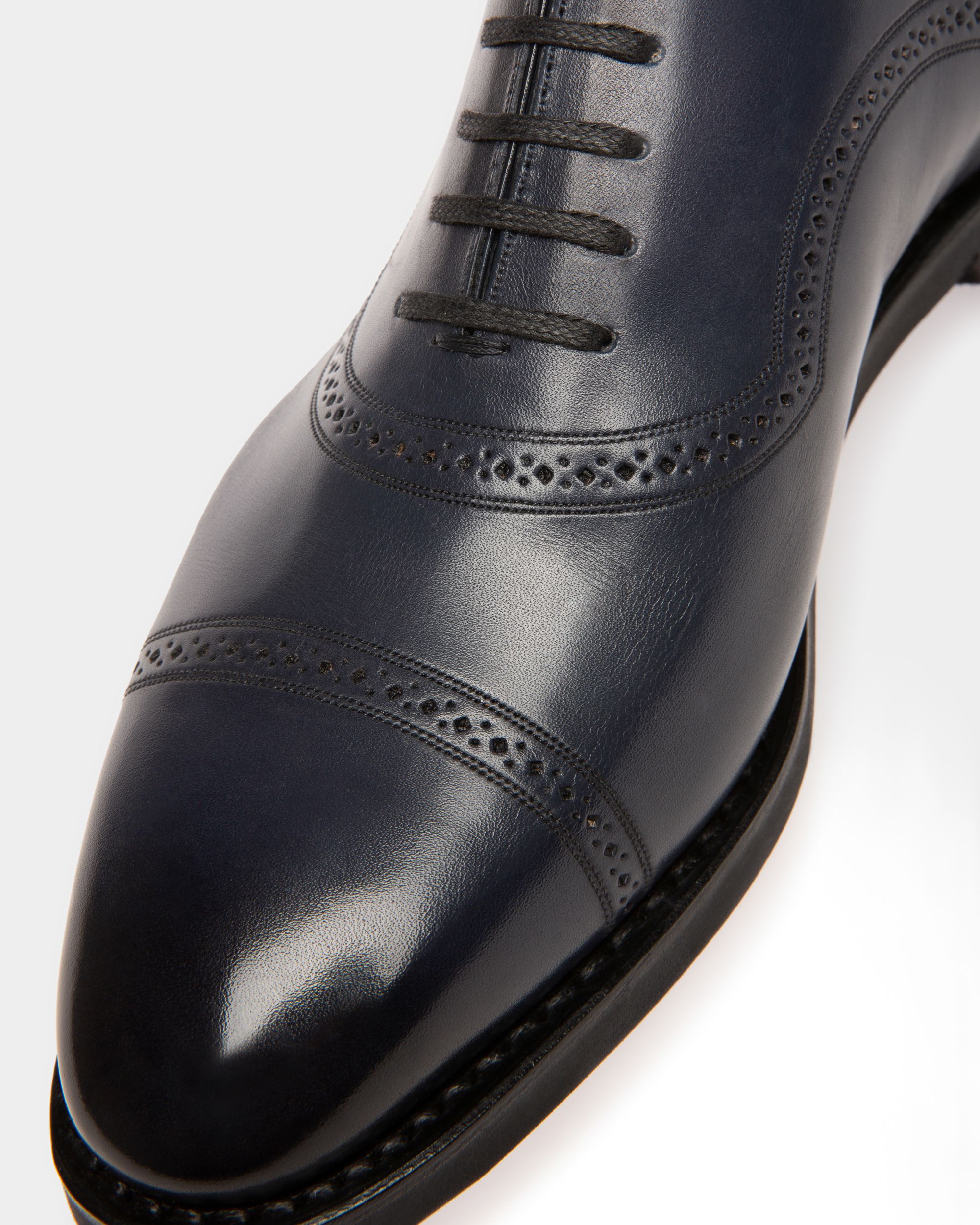 Scotch Leather Oxfords In Navy - Men's - Bally - 05