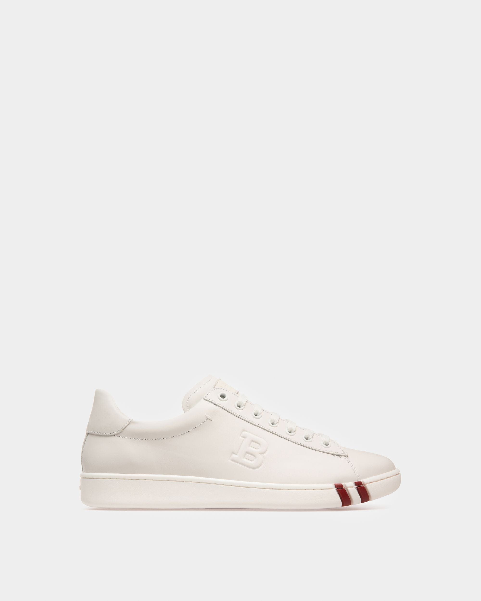 Wivian Sneakers En Cuir Blanc - Femme - Bally - 01