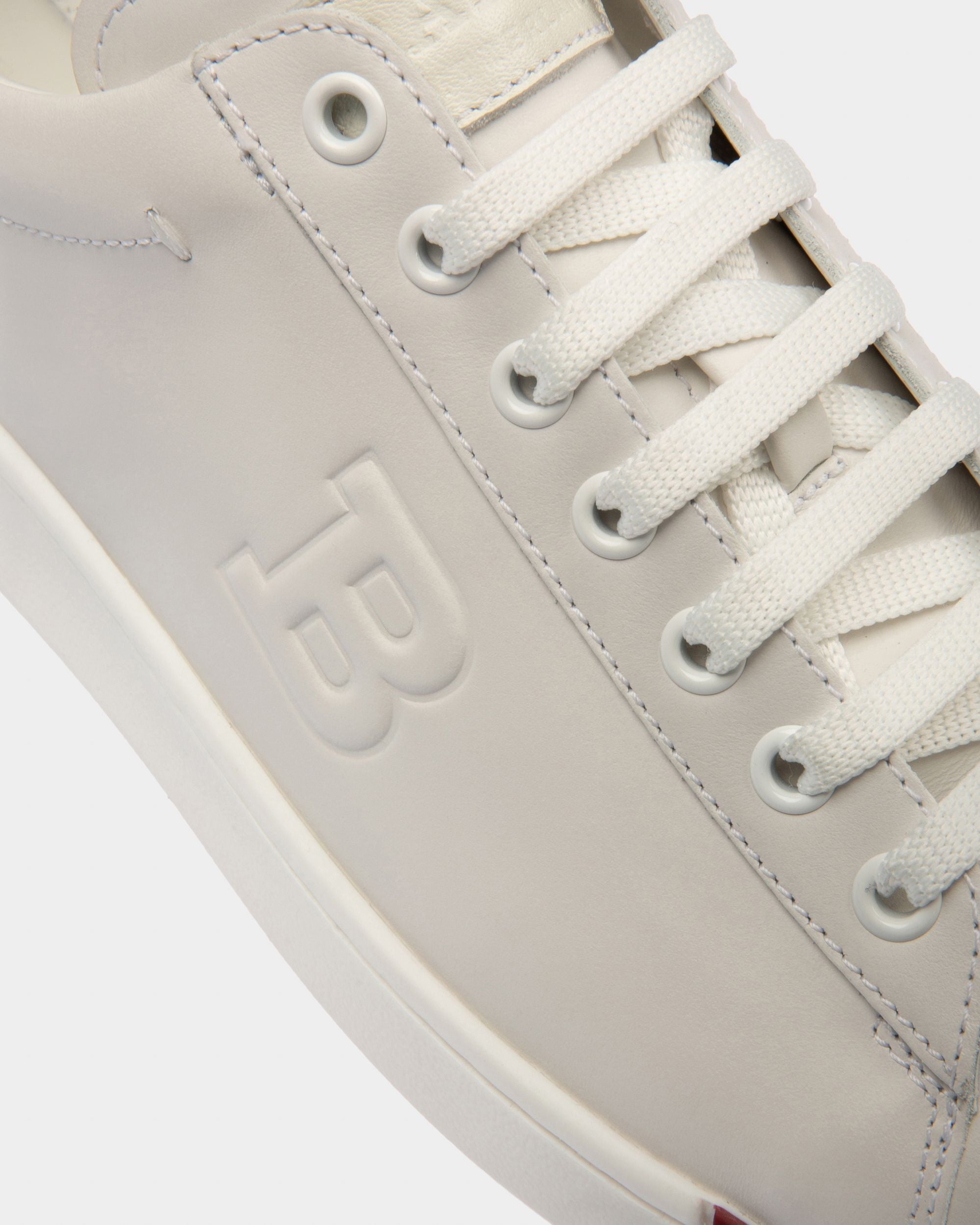 Wivian Sneakers En Cuir Blanc - Femme - Bally - 02