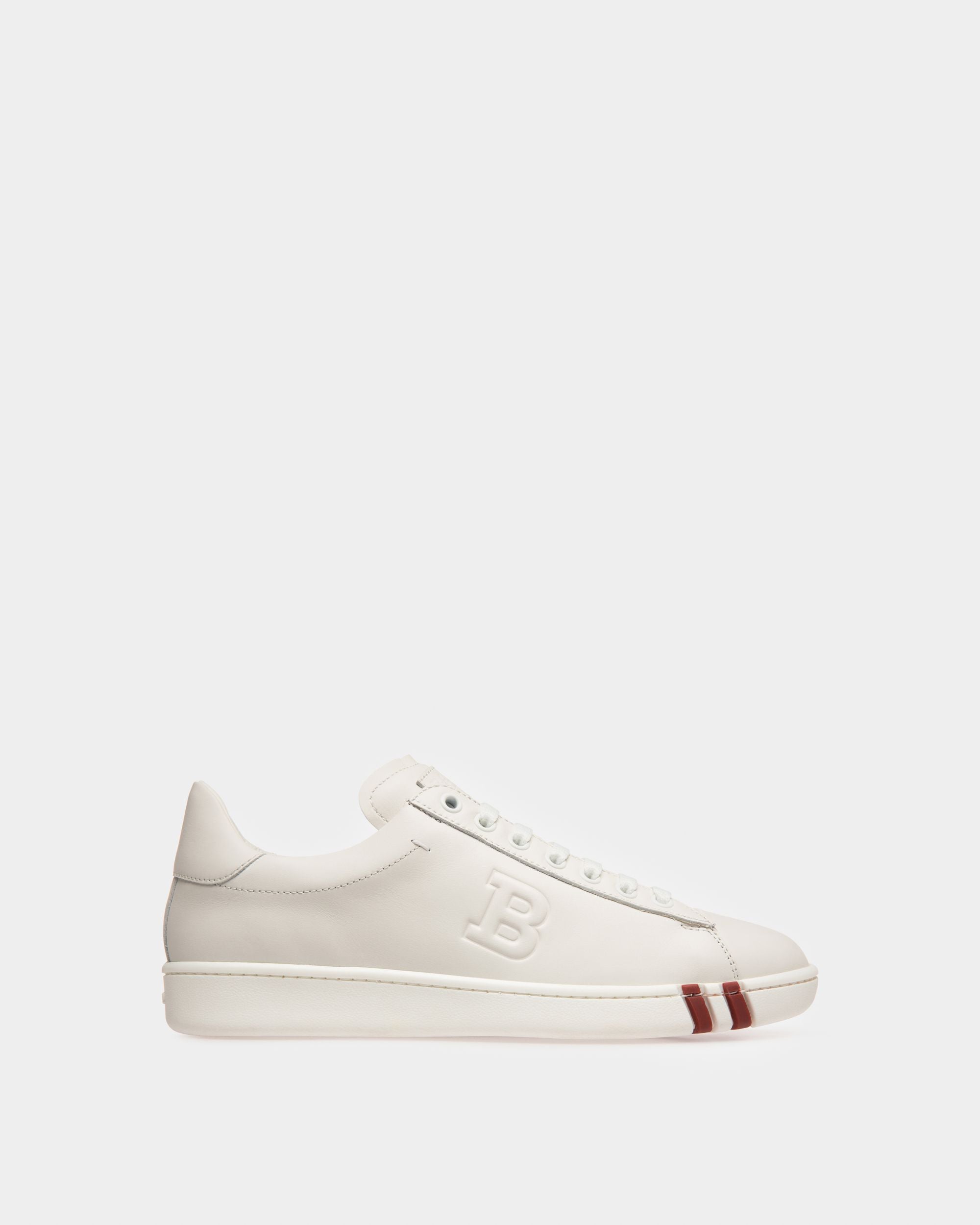 Wivian Sneakers En Cuir Blanc - Femme - Bally - 01