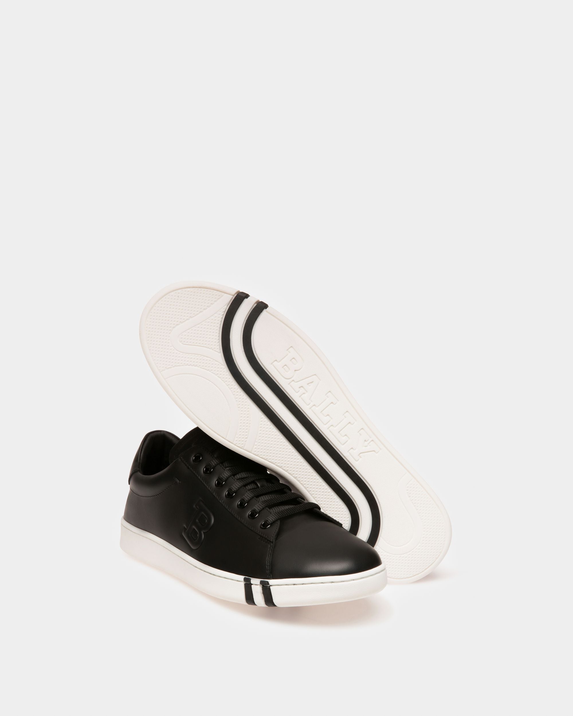 Asher Sneaker Aus Schwarzem Leder - Herren - Bally - 04