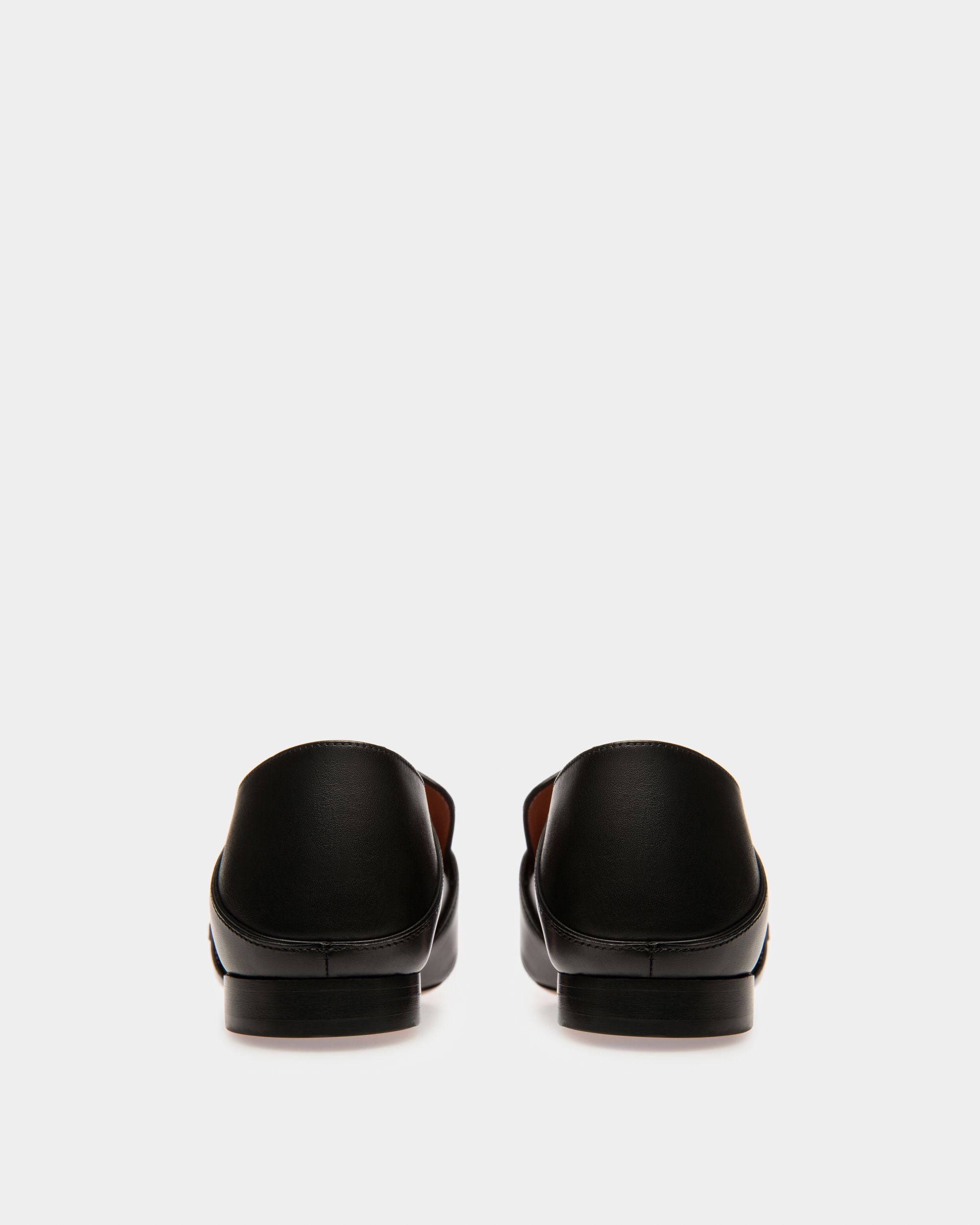 Janelle Women's Leather Slipper In Black - Femme - Bally - 02