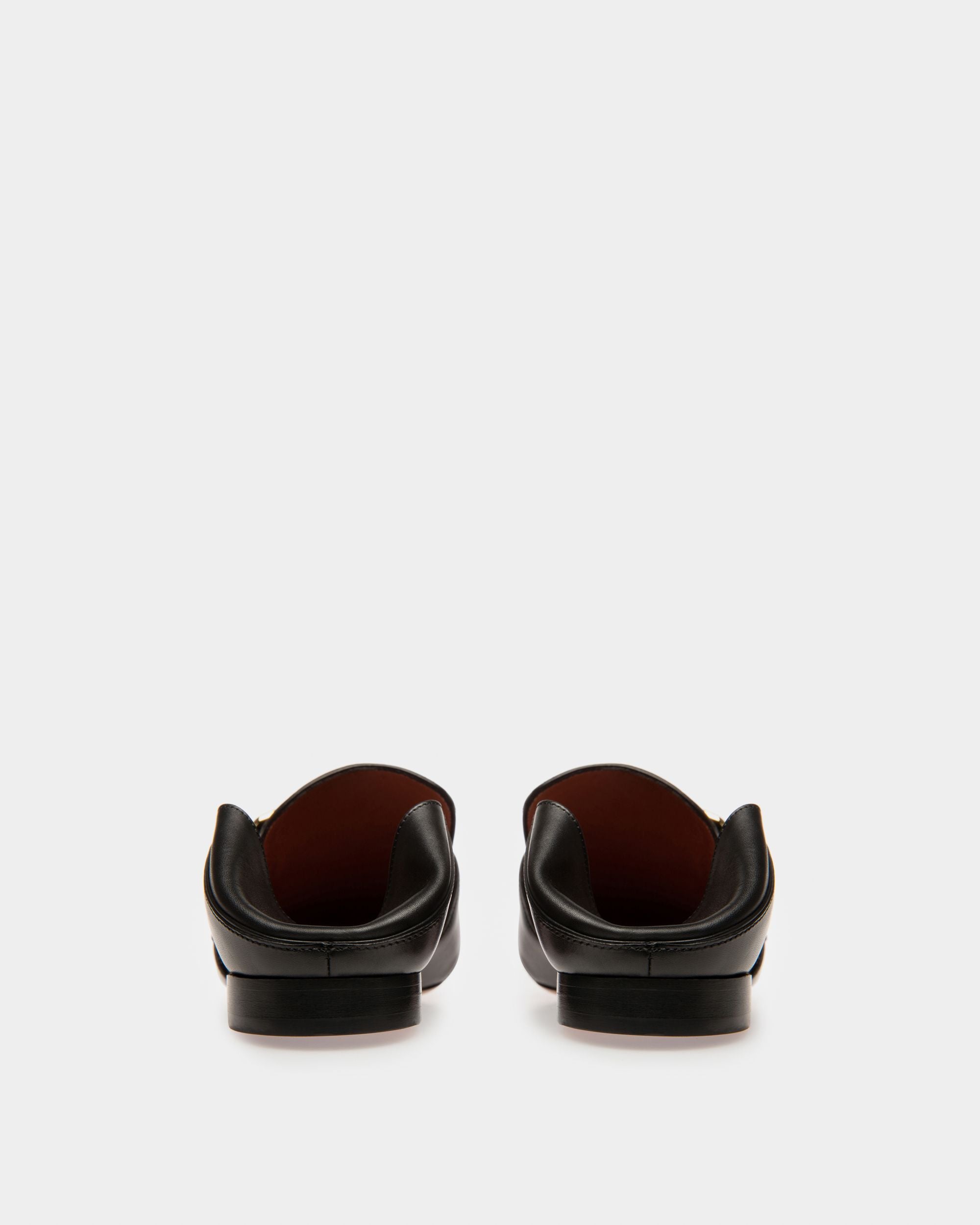 Janelle Women's Leather Slipper In Black - Femme - Bally - 05