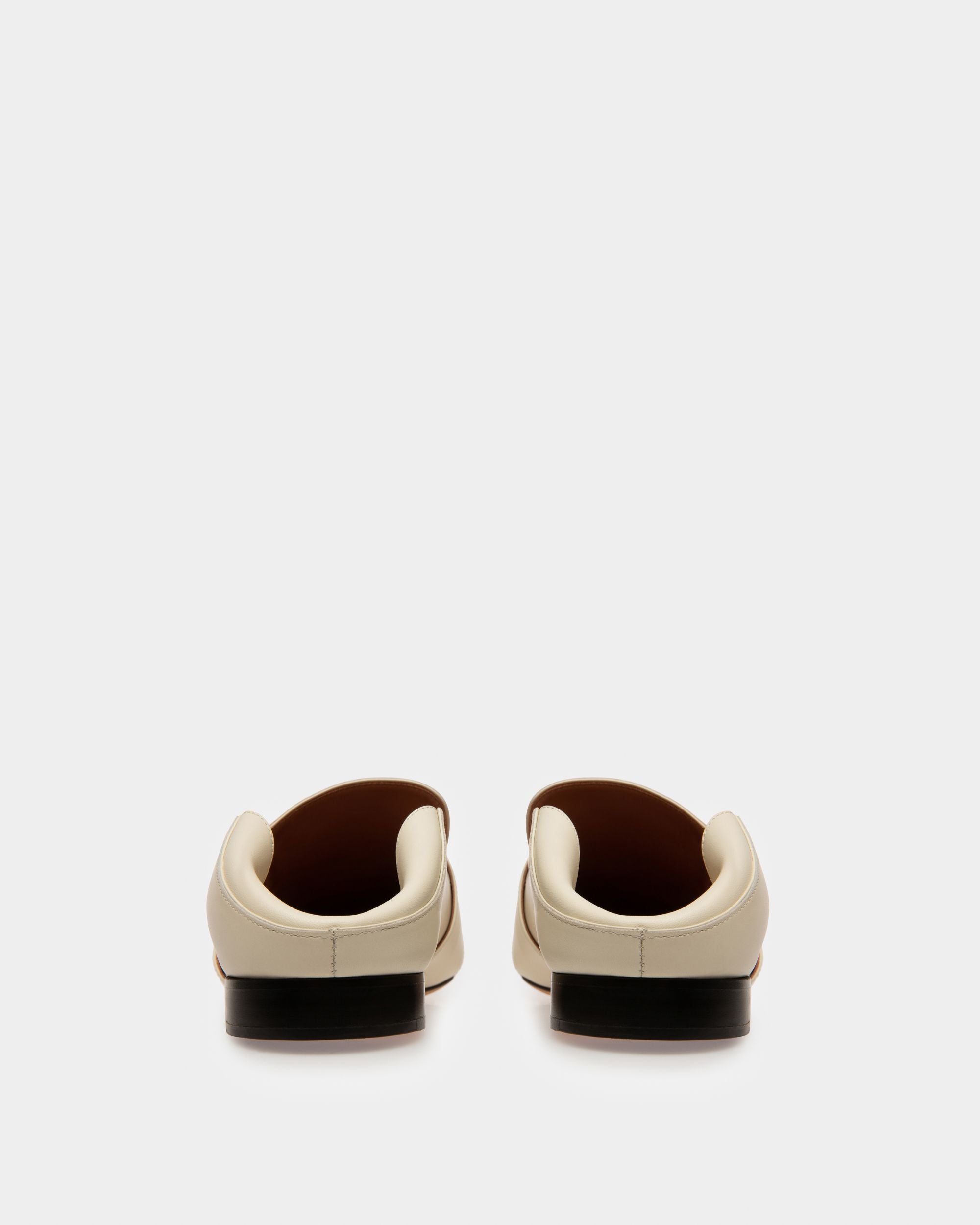 Janelle Women's Calf Leather Slipper In Bone - Women's - Bally - 06