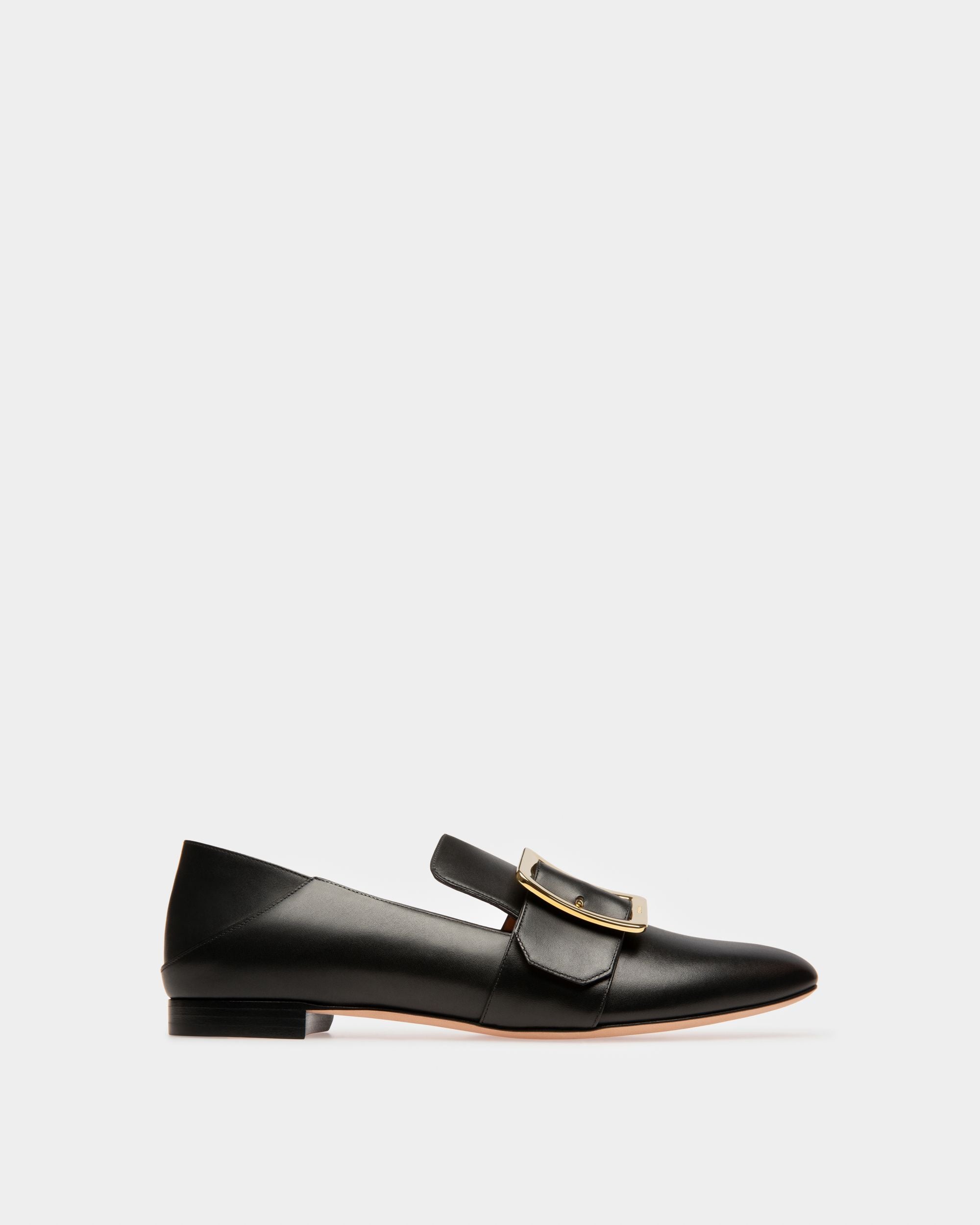 Janelle Women's Calf Leather Slipper In Black - Femme - Bally - 01