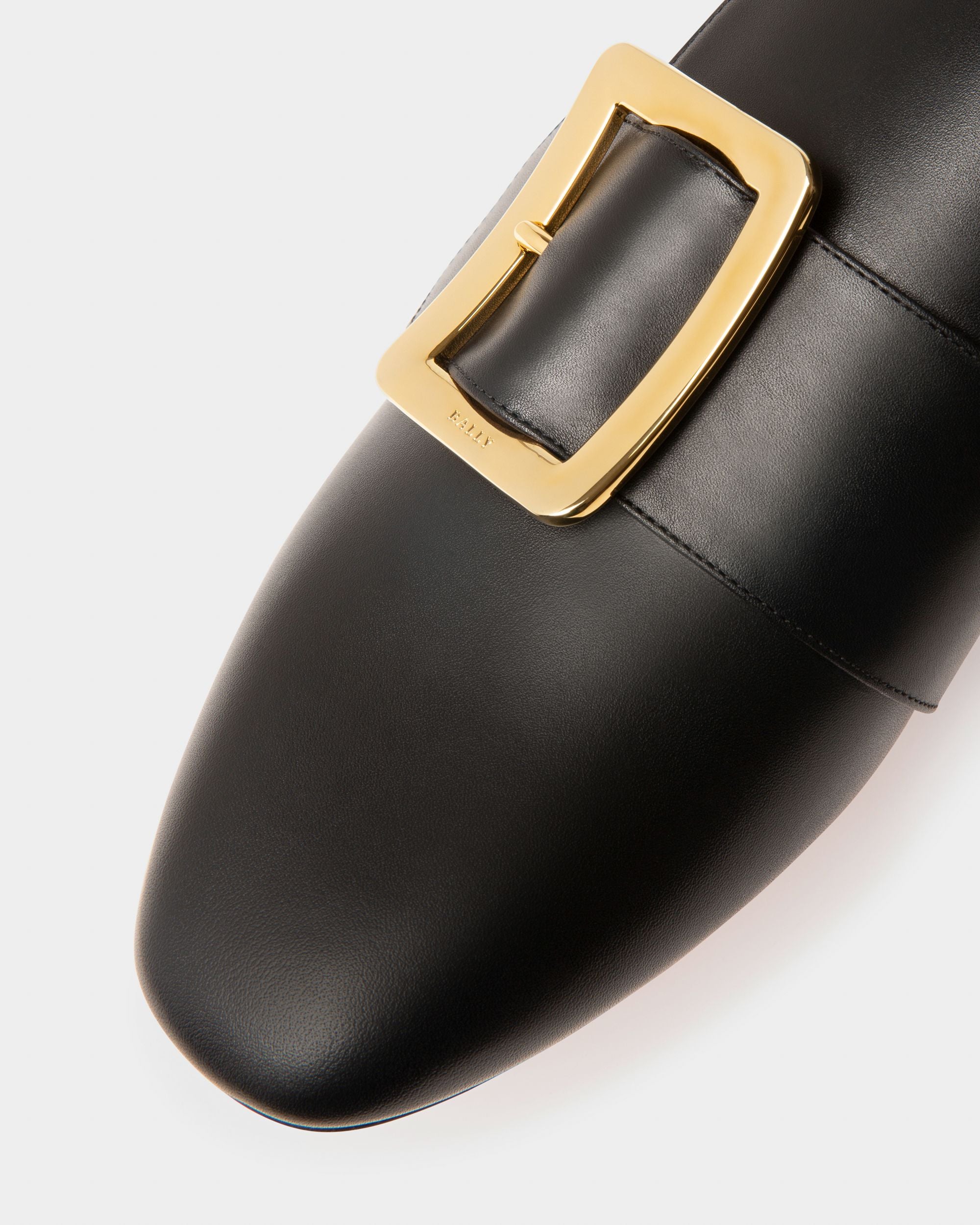 Janelle Women's Calf Leather Slipper In Black - Femme - Bally - 03