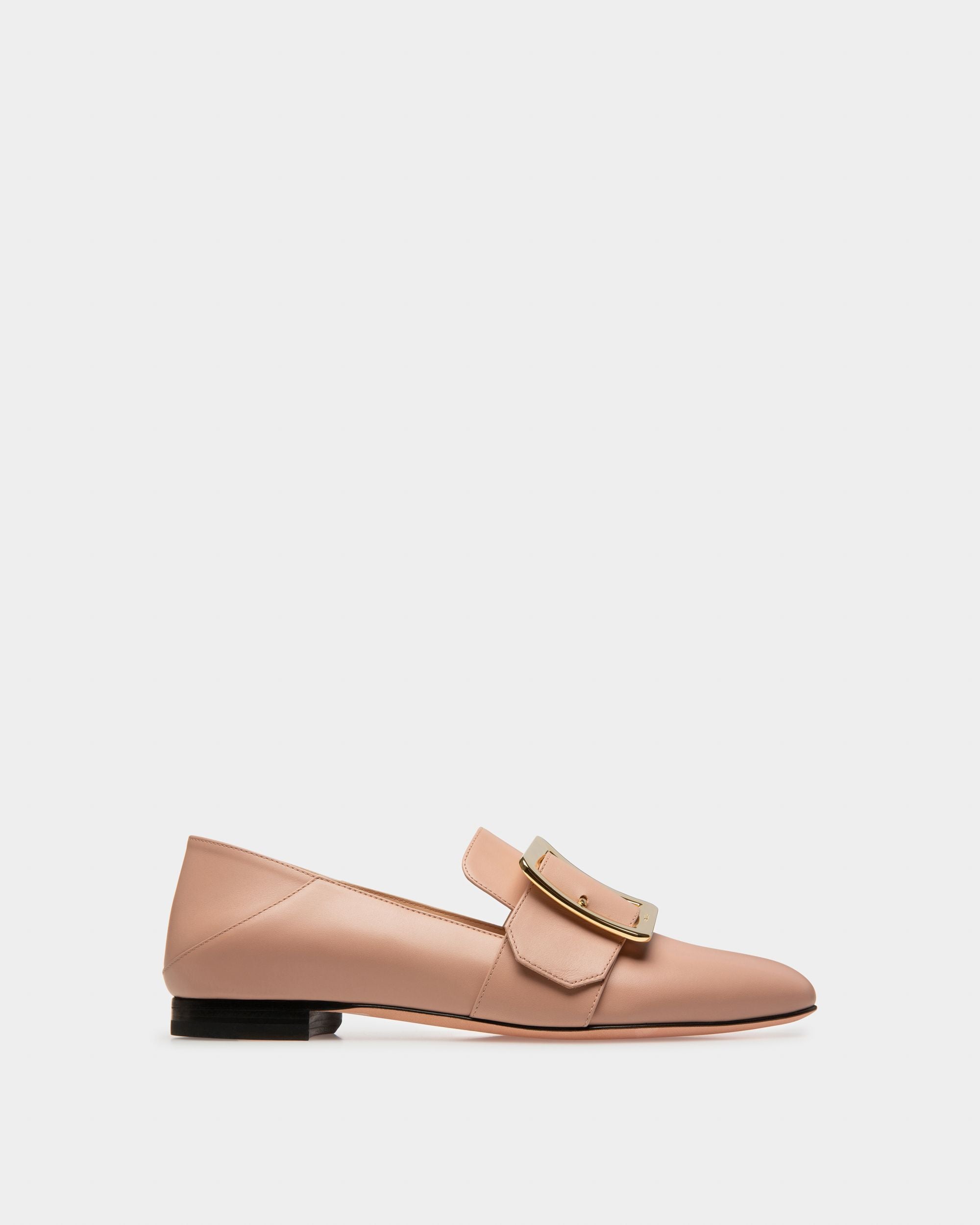 Janelle Mocassins En Cuir Rose - Femme - Bally - 01