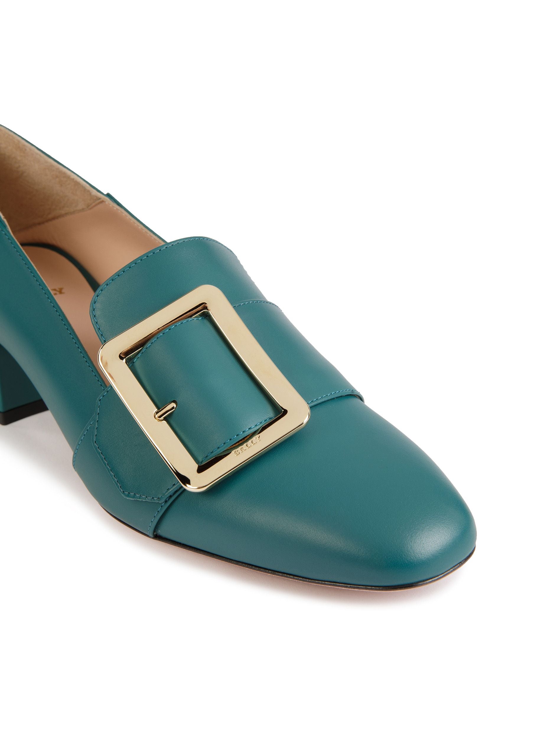 Janelle Pumps Aus Grünem Leder - Damen - Bally - 03