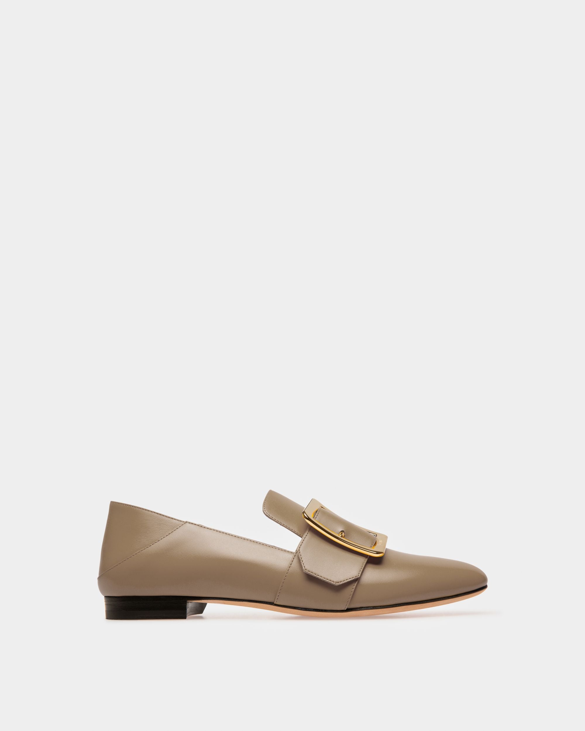 Janelle Loafer Aus Taupefarbenem Leder - Damen - Bally - 01