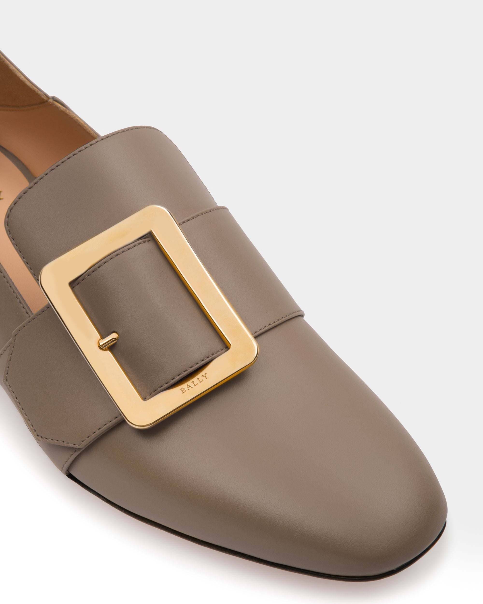Janelle Loafer Aus Taupefarbenem Leder - Damen - Bally - 05