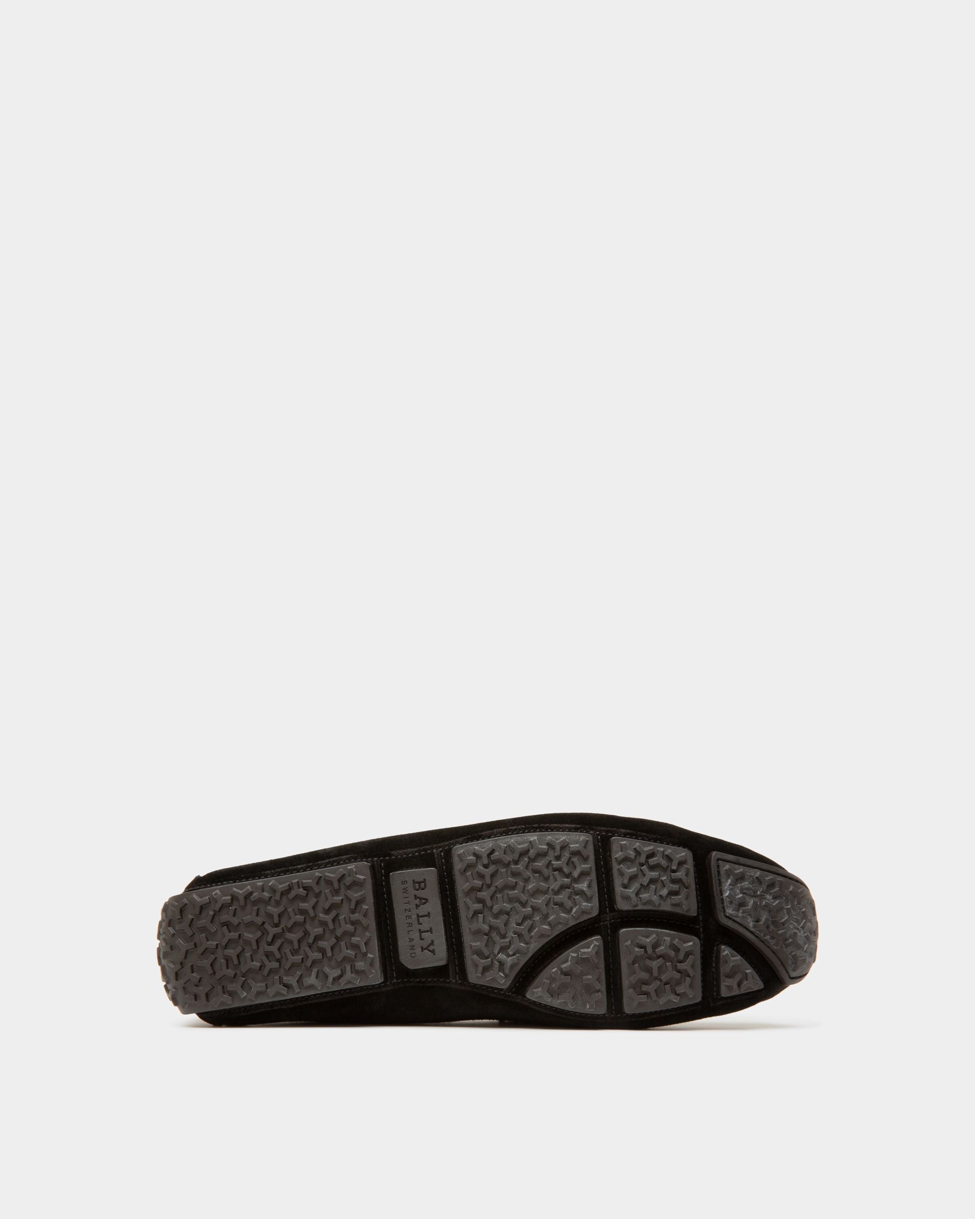 Chaussure Driver Pilot En Daim Noir - Homme - Bally - 05