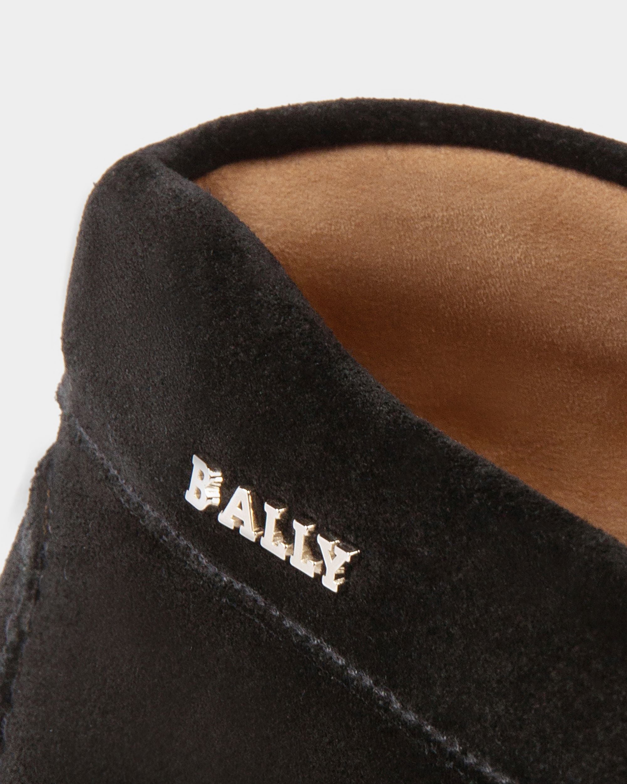 Chaussure Driver Pilot En Daim Noir - Homme - Bally - 06