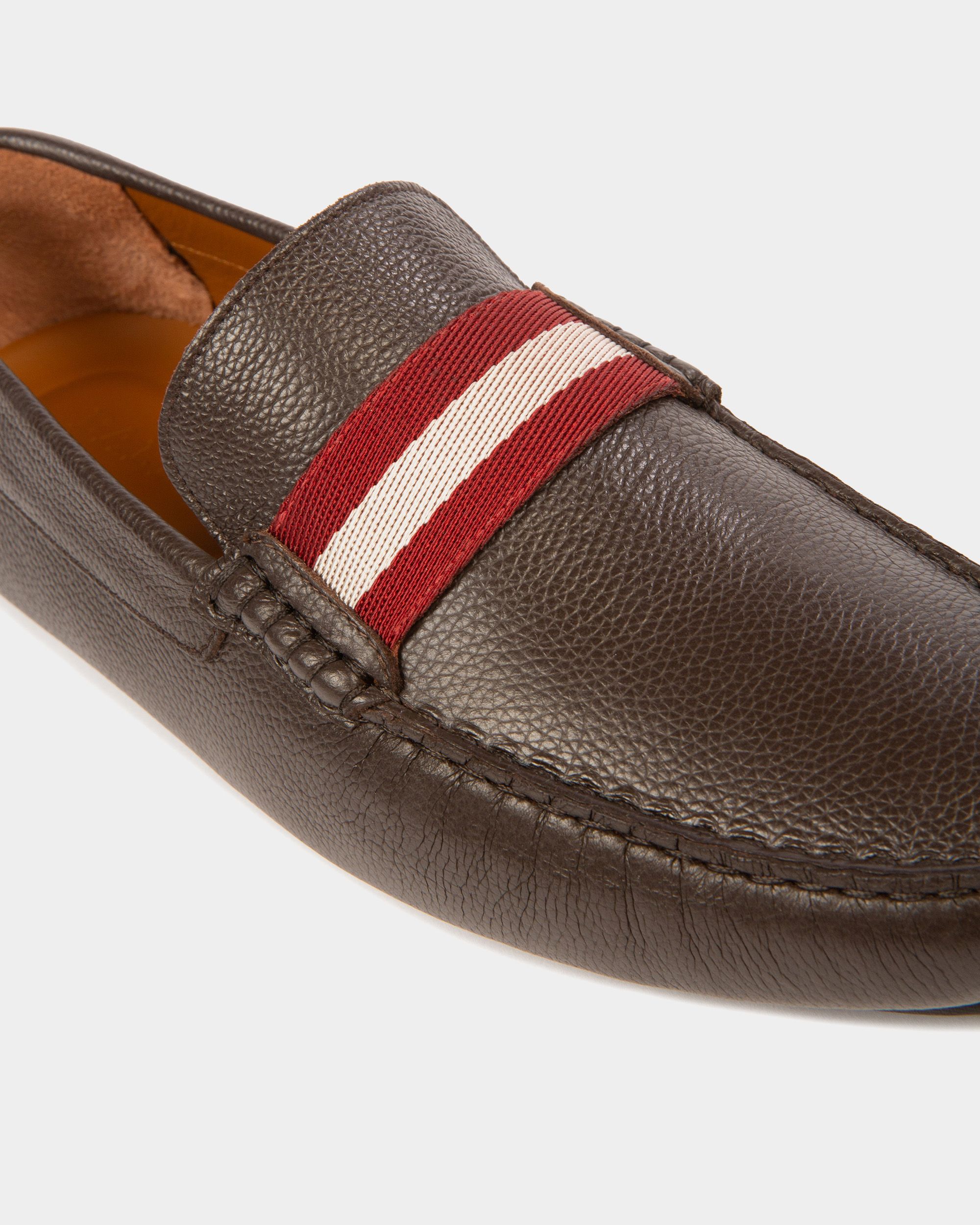 Pearce Mocasines En Piel De Color Marrón - Hombre - Bally - 04