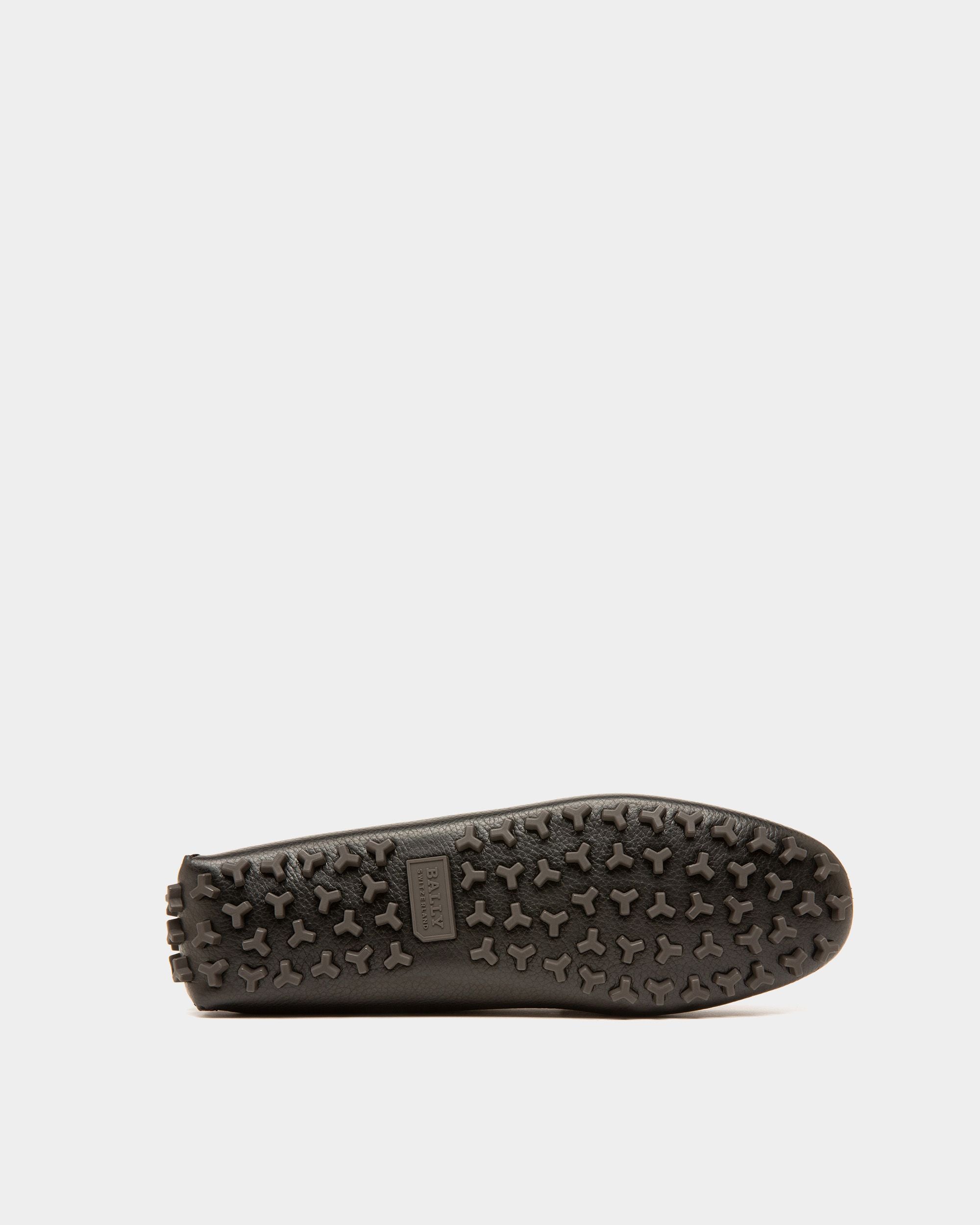 Ladyes Drivers En Cuir Noir - Femme - Bally - 05