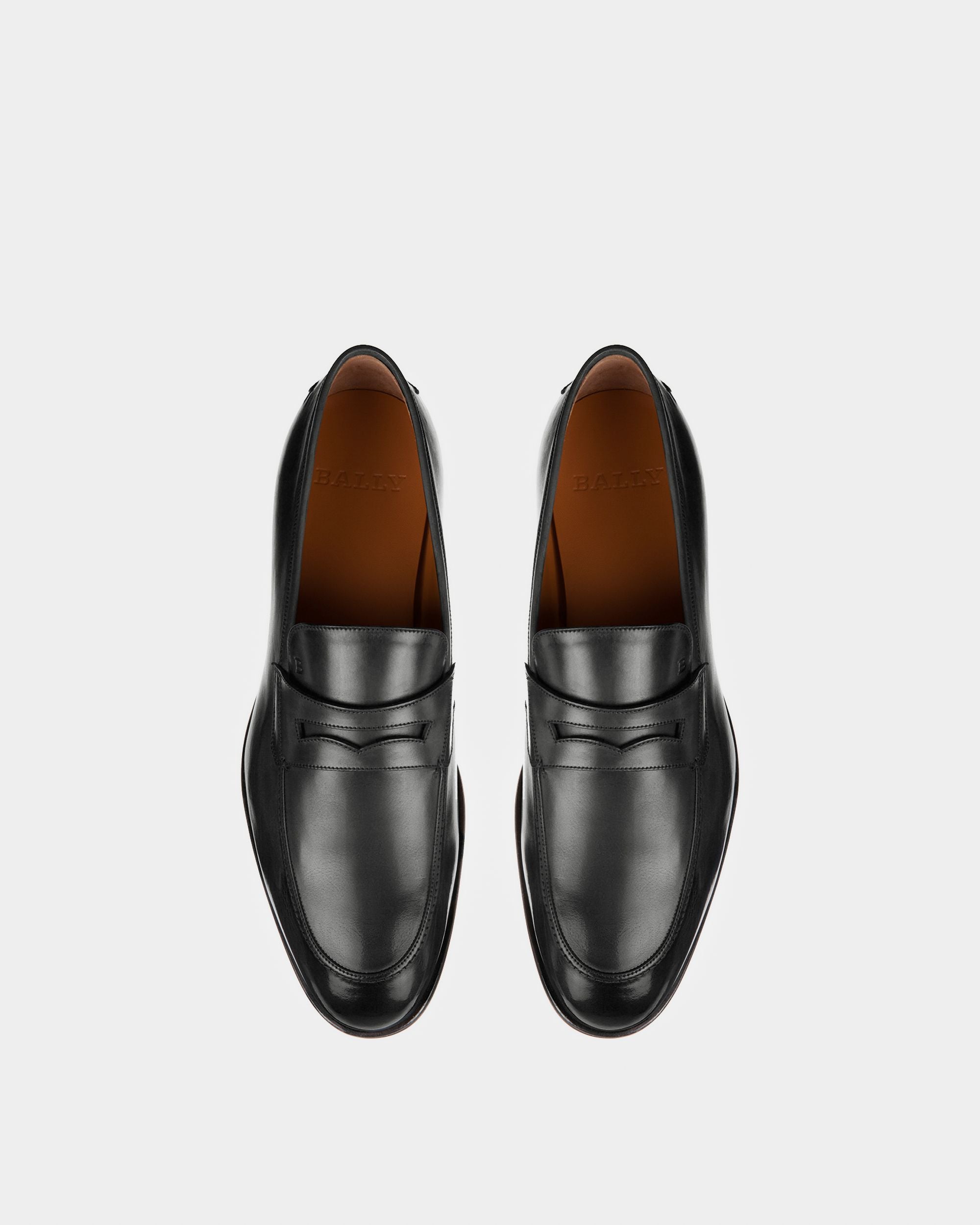 Mocasín Penny Webb De Piel De Becerro Negra Para Hombre - Hombre - Bally - 04