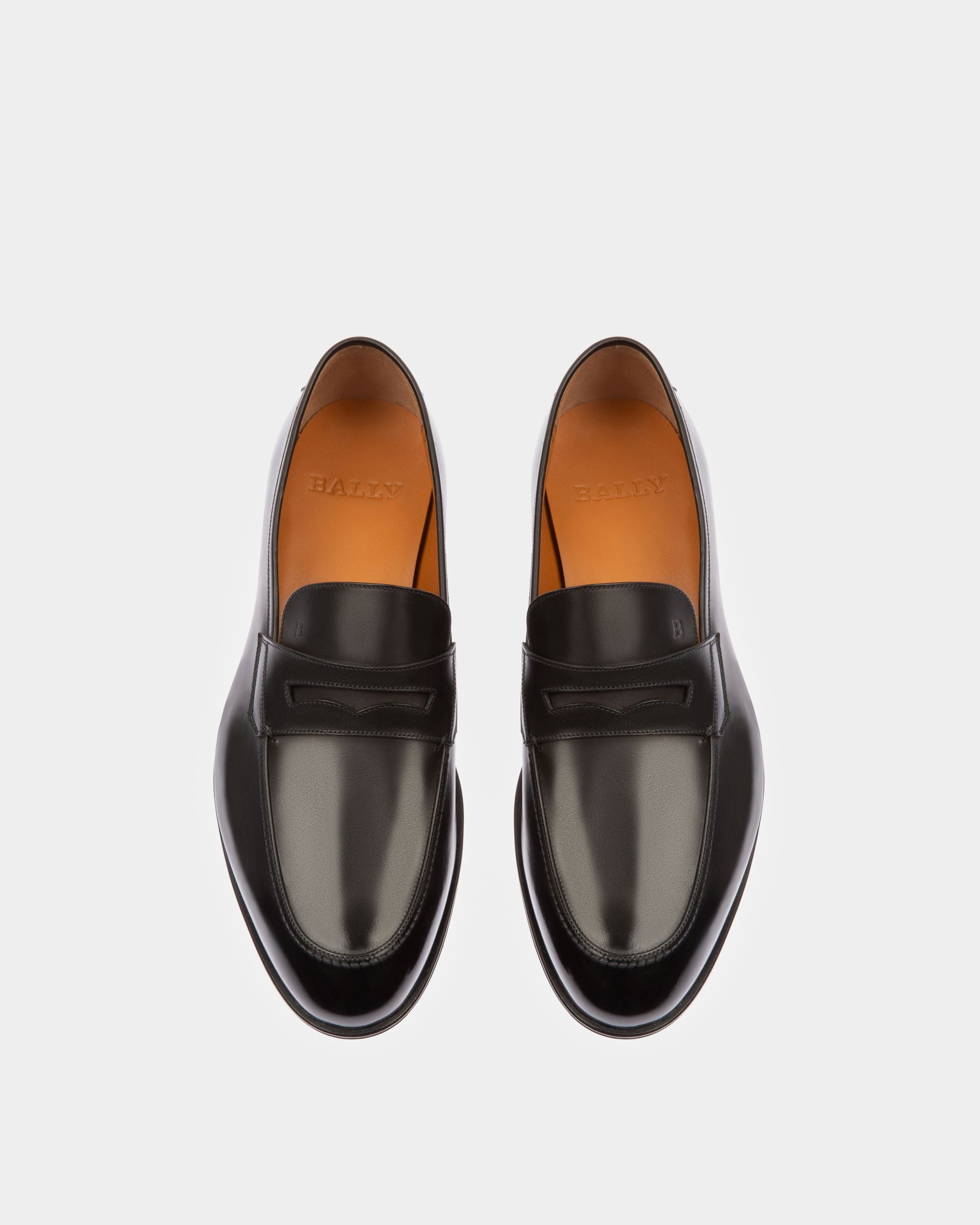 Mocasín Penny Webb De Piel De Becerro Negra Para Hombre - Hombre - Bally - 02