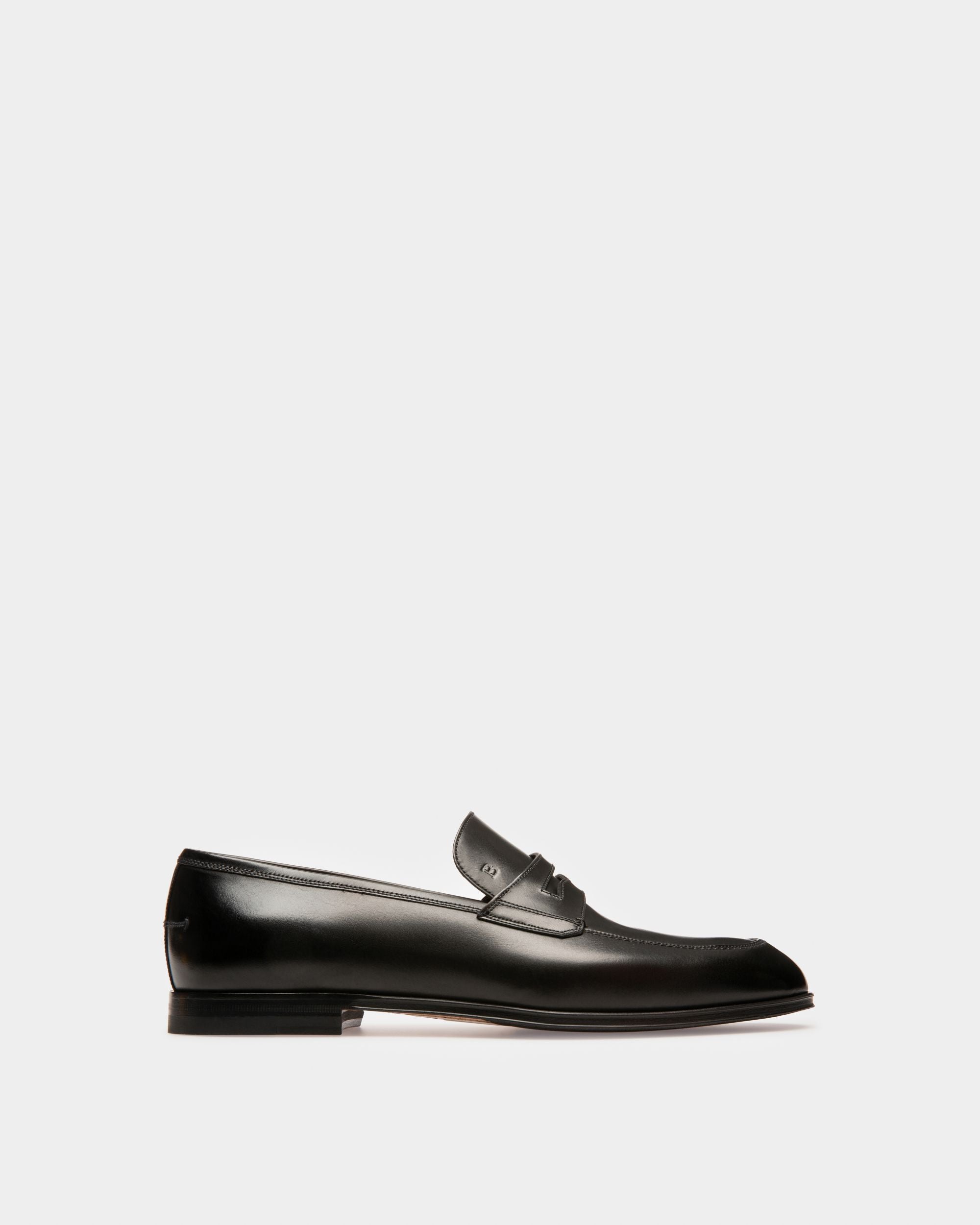 Mocasín Webb De Piel Negra - Hombre - Bally - 01